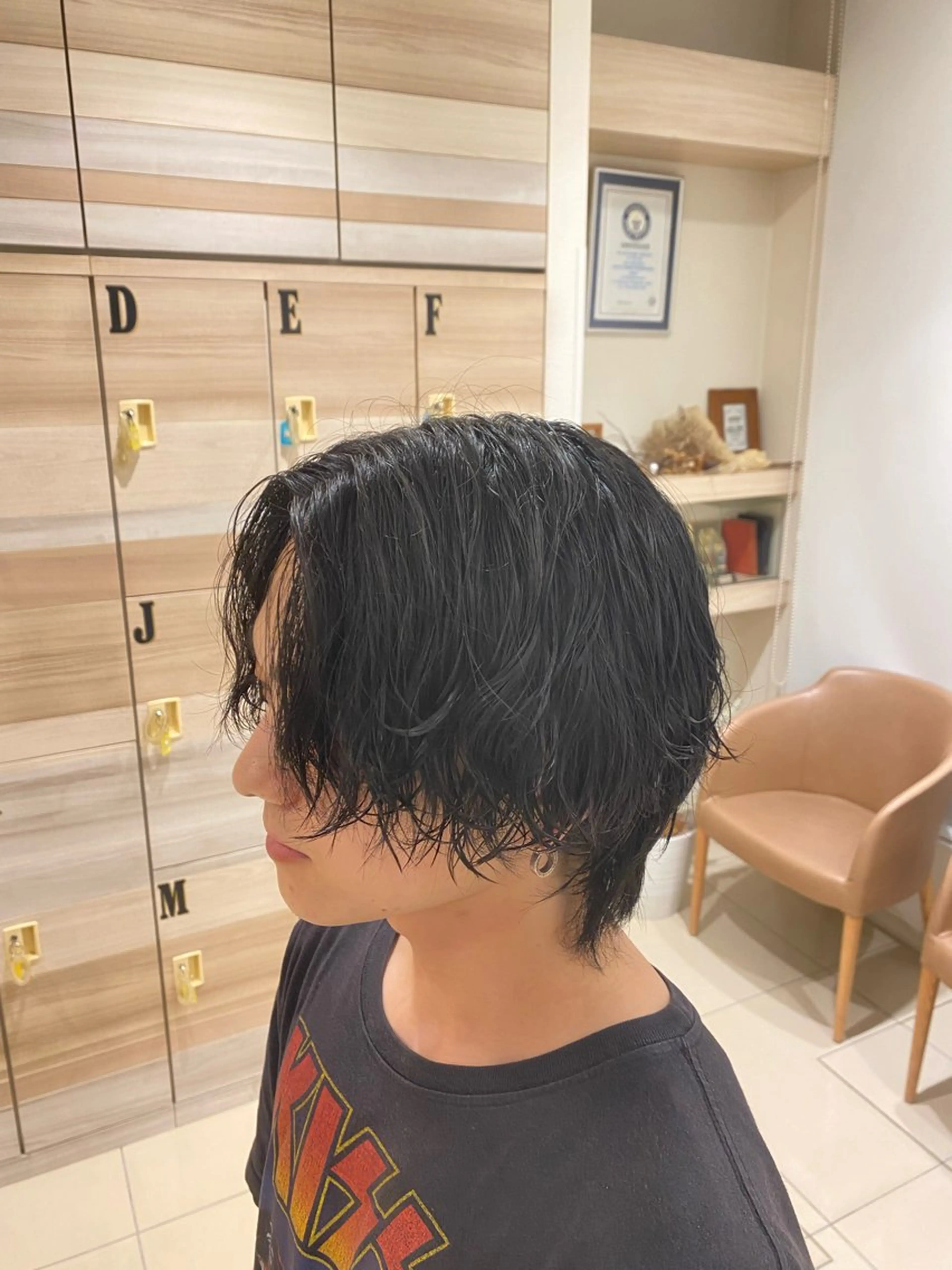 カラー パーマ メンズ メンズ就活ヘア メンズパーマ Color募集🈁 / CHIDA🕊️のヘアスタイル