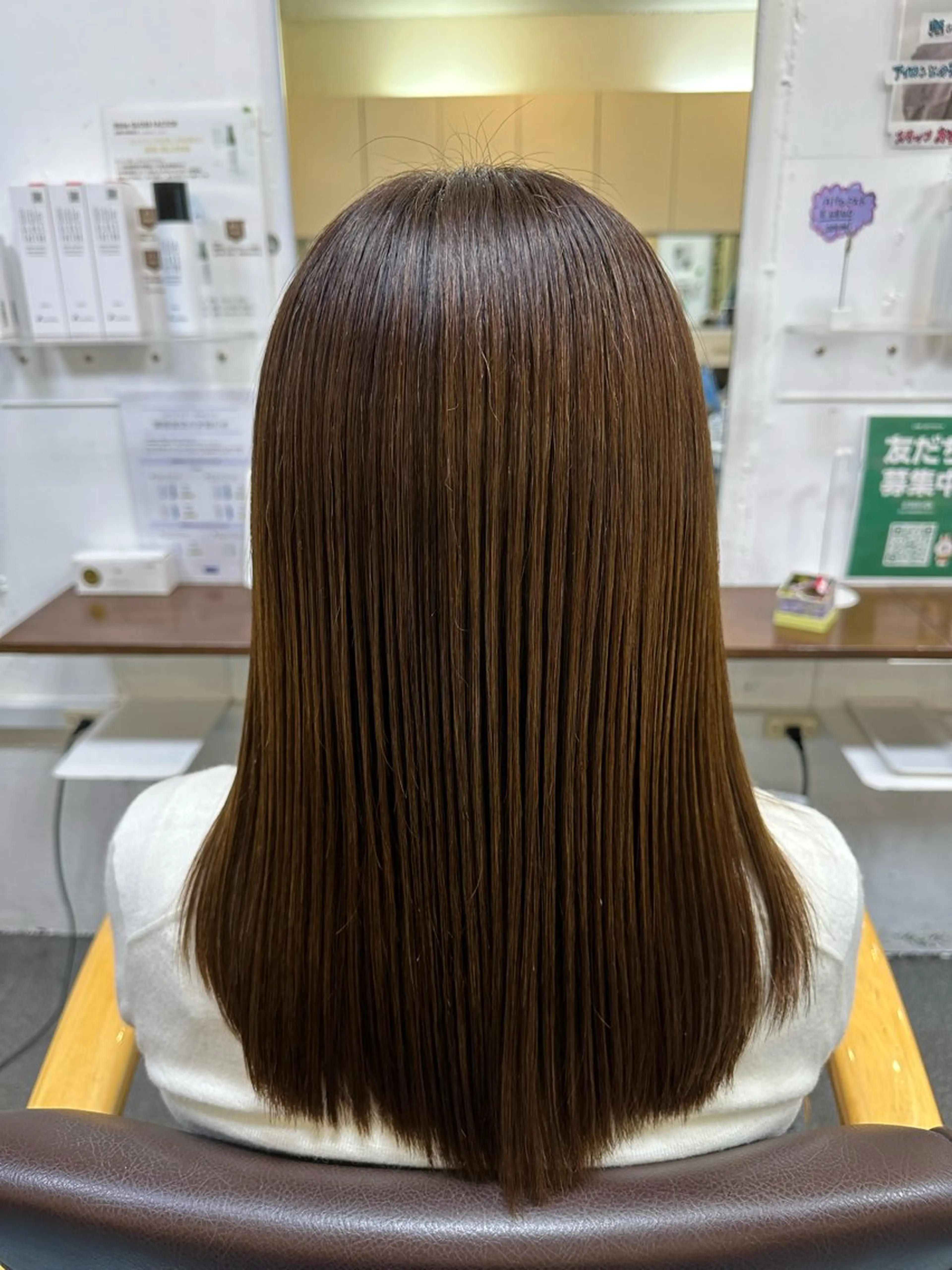 セミロング 髪質改善 カット ヘアカラー トリートメント 【髪質改善】に特化 オリーブオイルクラブのヘアスタイル