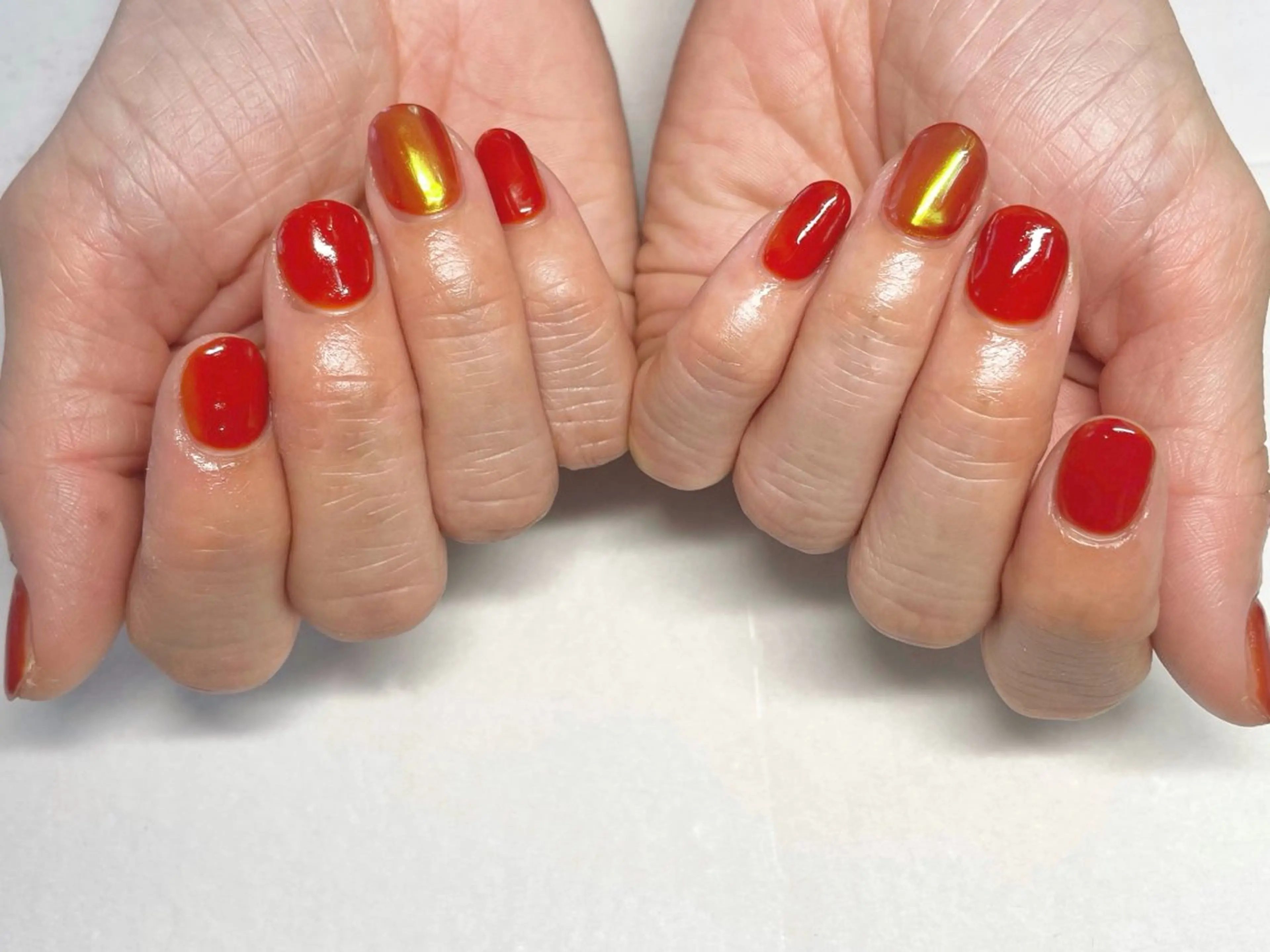 ネイル ミラーネイル Rich to勝川店所属・村瀬 満里子のネイルデザイン