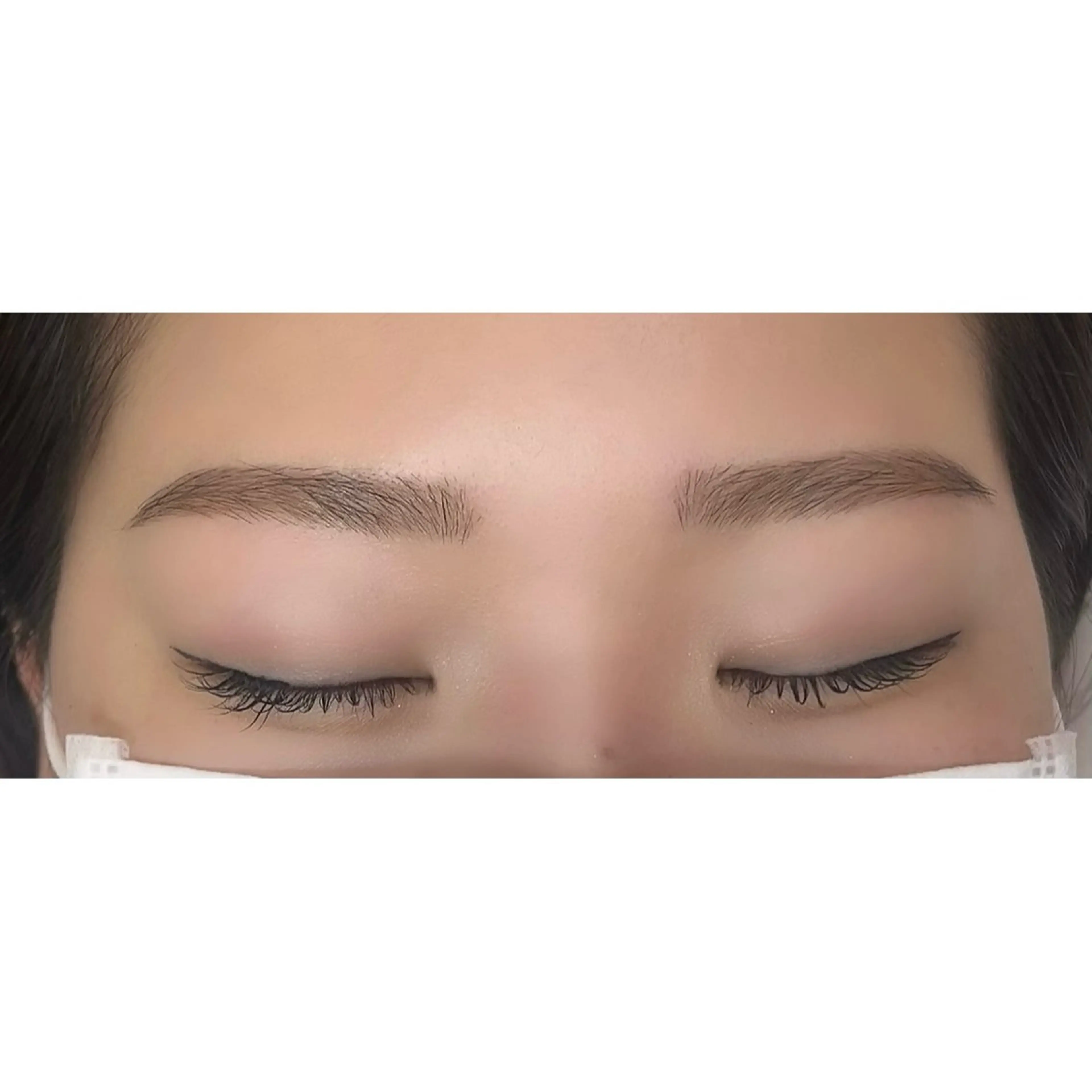 アイブロウ 眉カット 眉毛ワックス脱毛 内堀 花音のマツエク・マツパデザイン