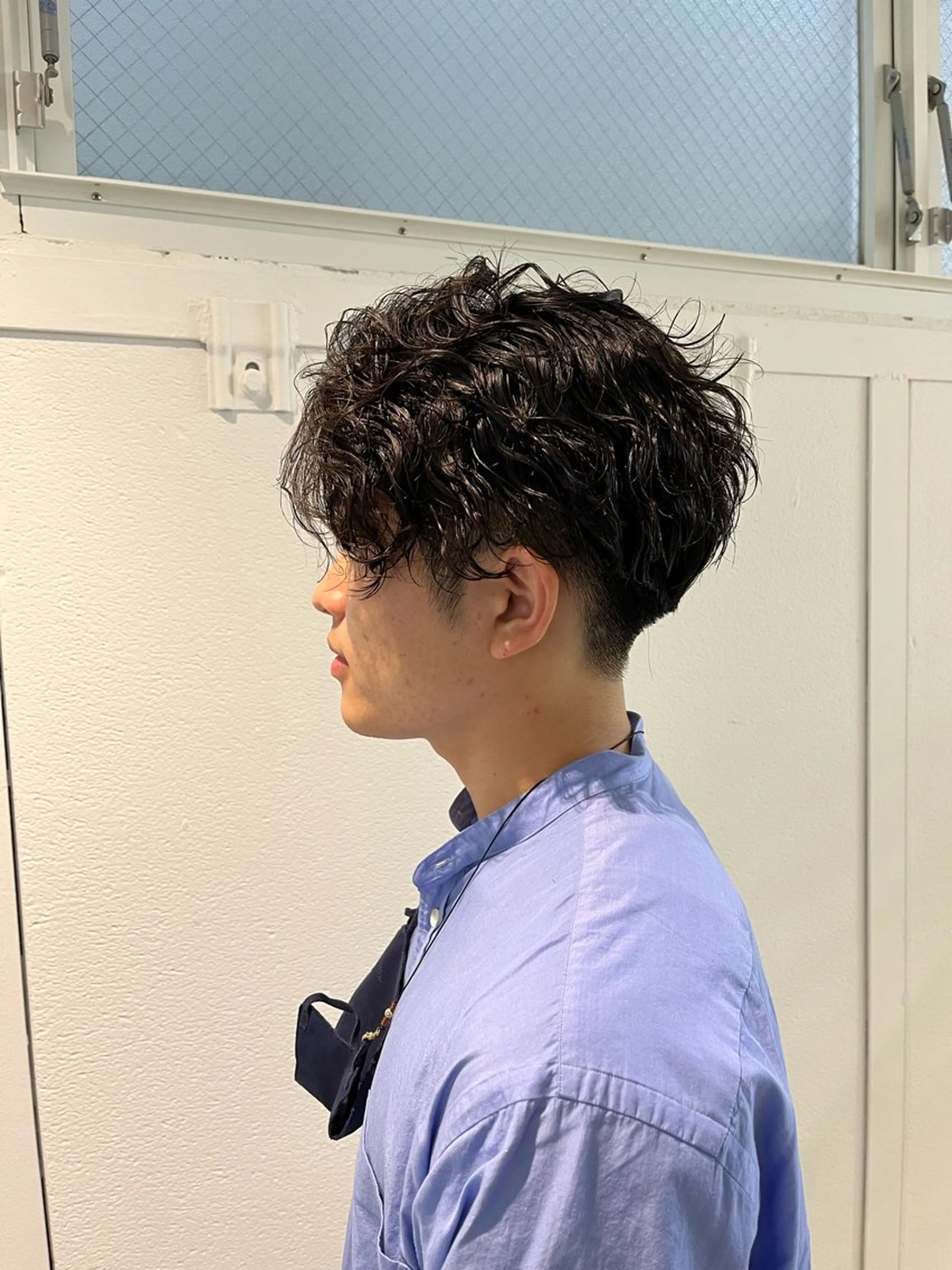 ミディアム カラー パーマ カット ヘアカラー パーマ 堀江/心斎橋/西大橋 四ツ橋【Vers】のヘアスタイル