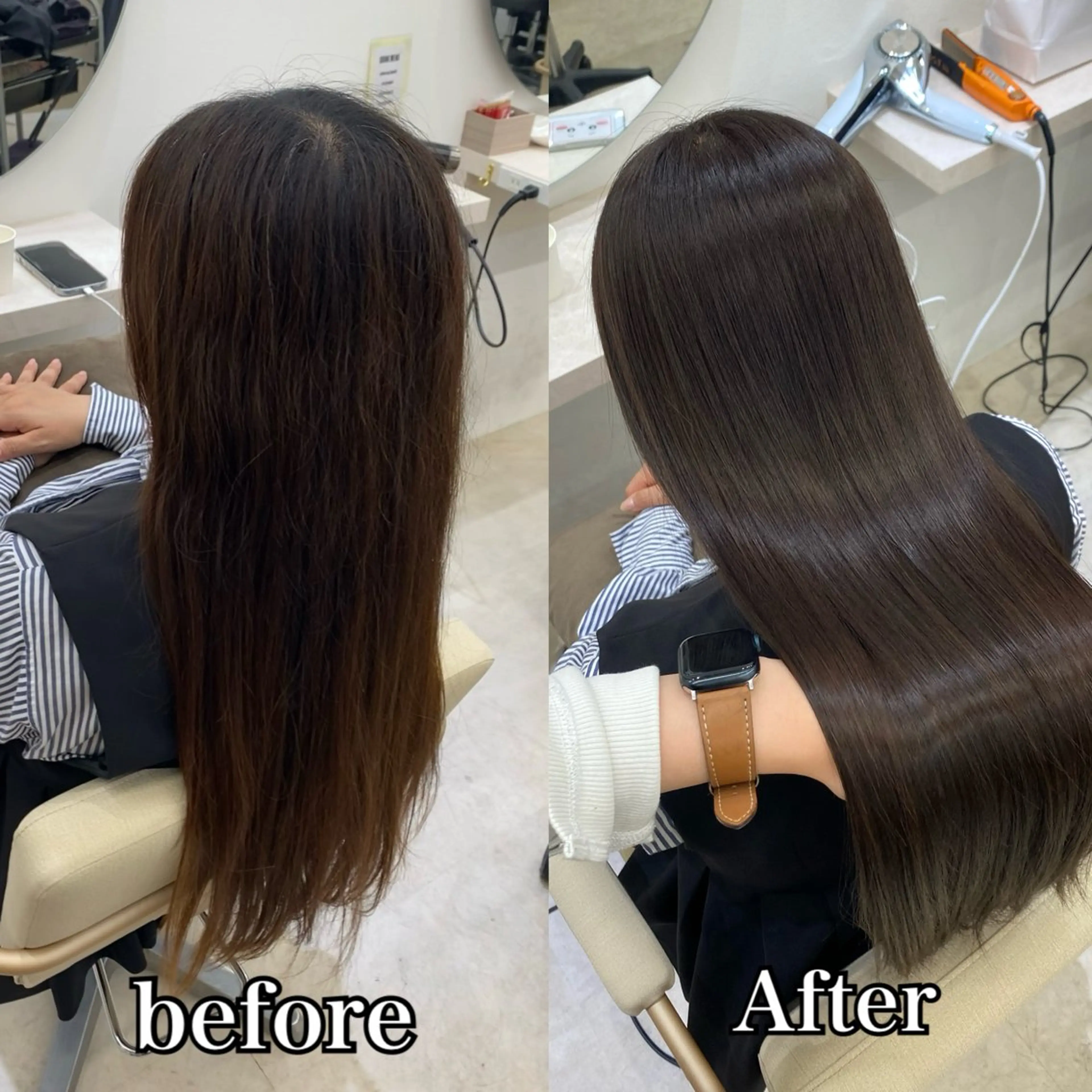 🎟️前髪、顔まわりcut +酸性縮毛矯正の写真