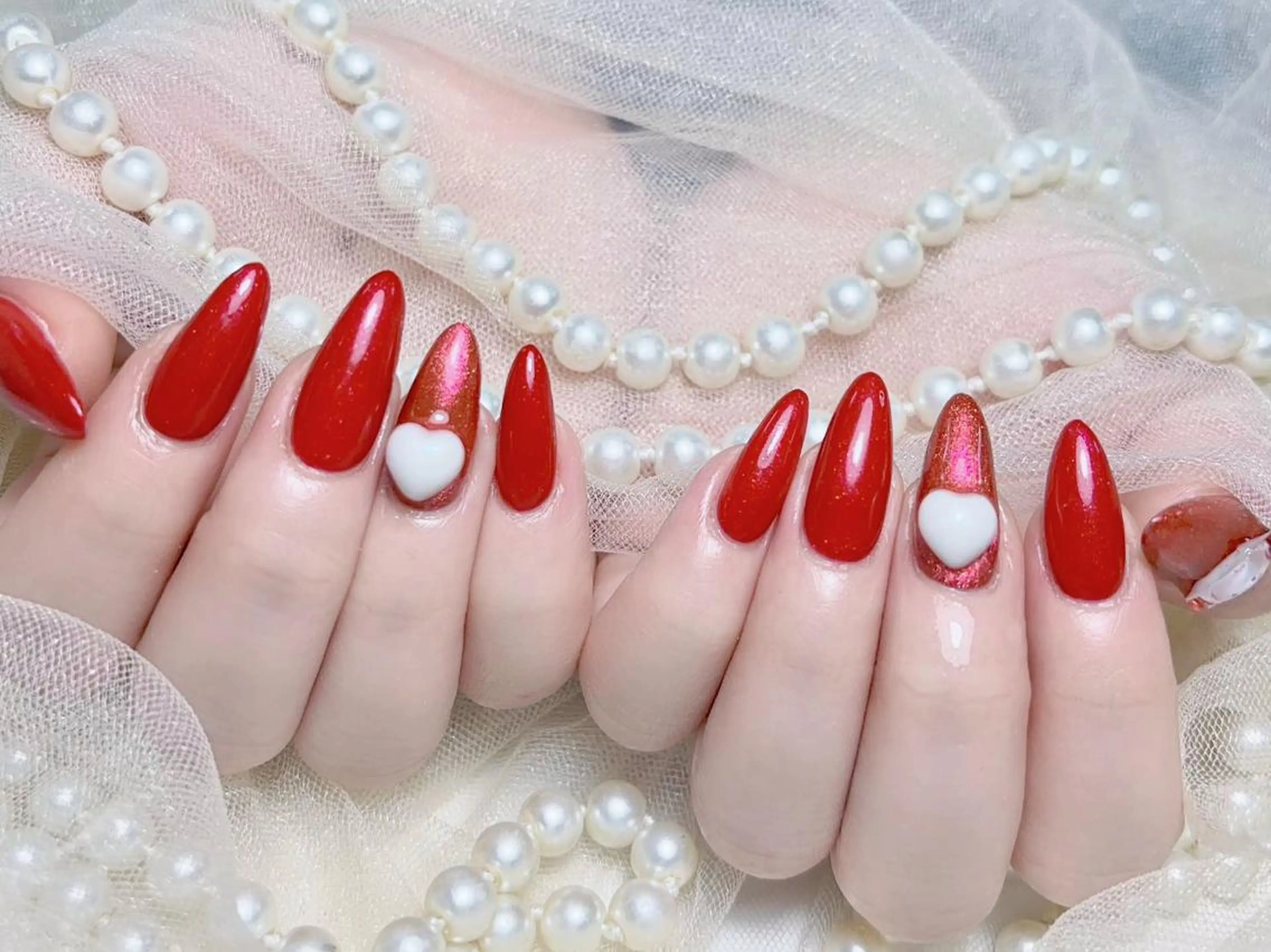 🎀スカルプ長さだし+つけ放題持ち込みデザイン(デザイン2本まで) ✨12500の写真