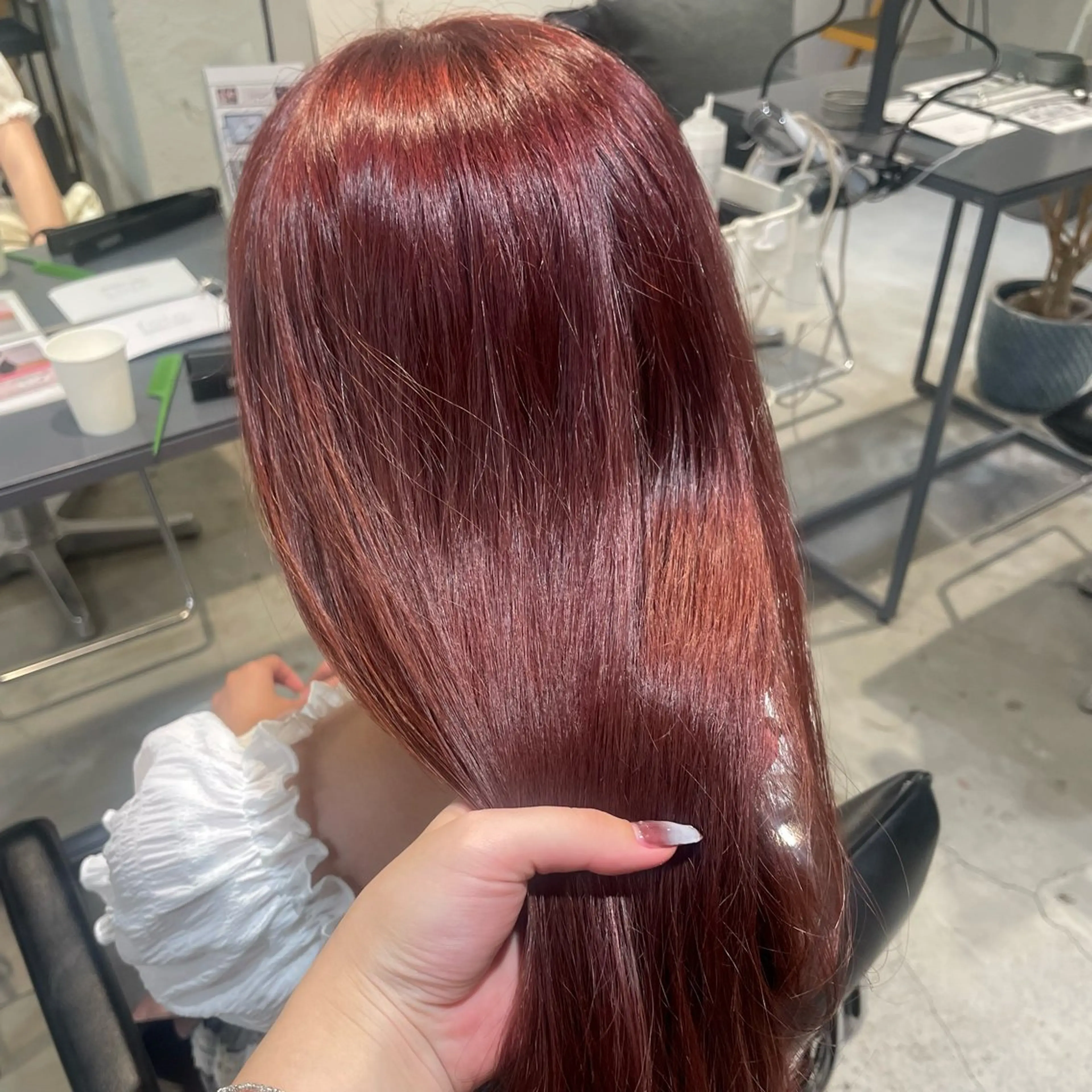 ミディアム カラー ヘアアレンジ ヘアカラー 🎀ダブルカラーレイ ヤーyuuri🎀のヘアスタイル