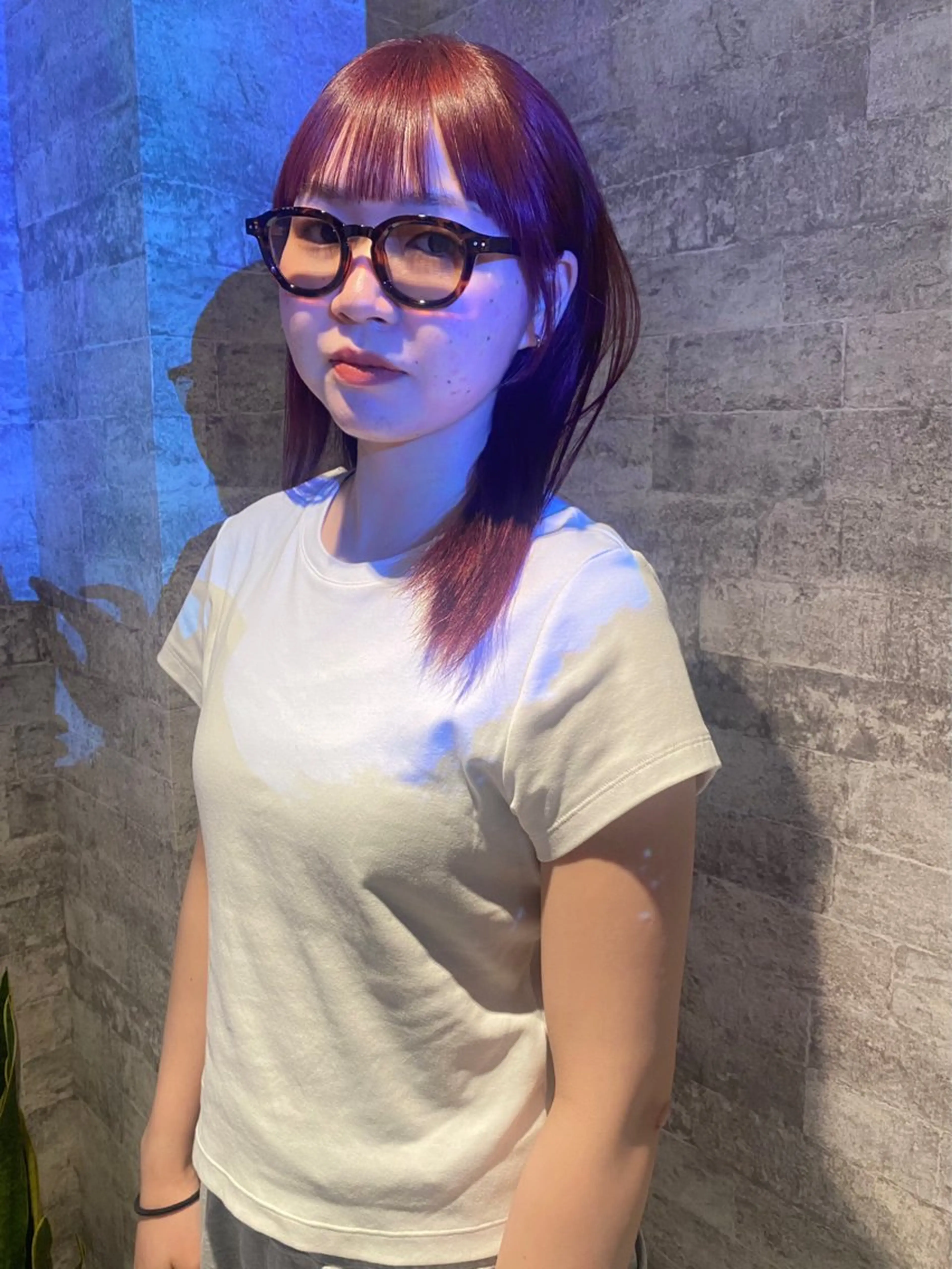 セミロング カラー カット ヘアカラー トリートメント mai / linoah˚✧のヘアスタイル