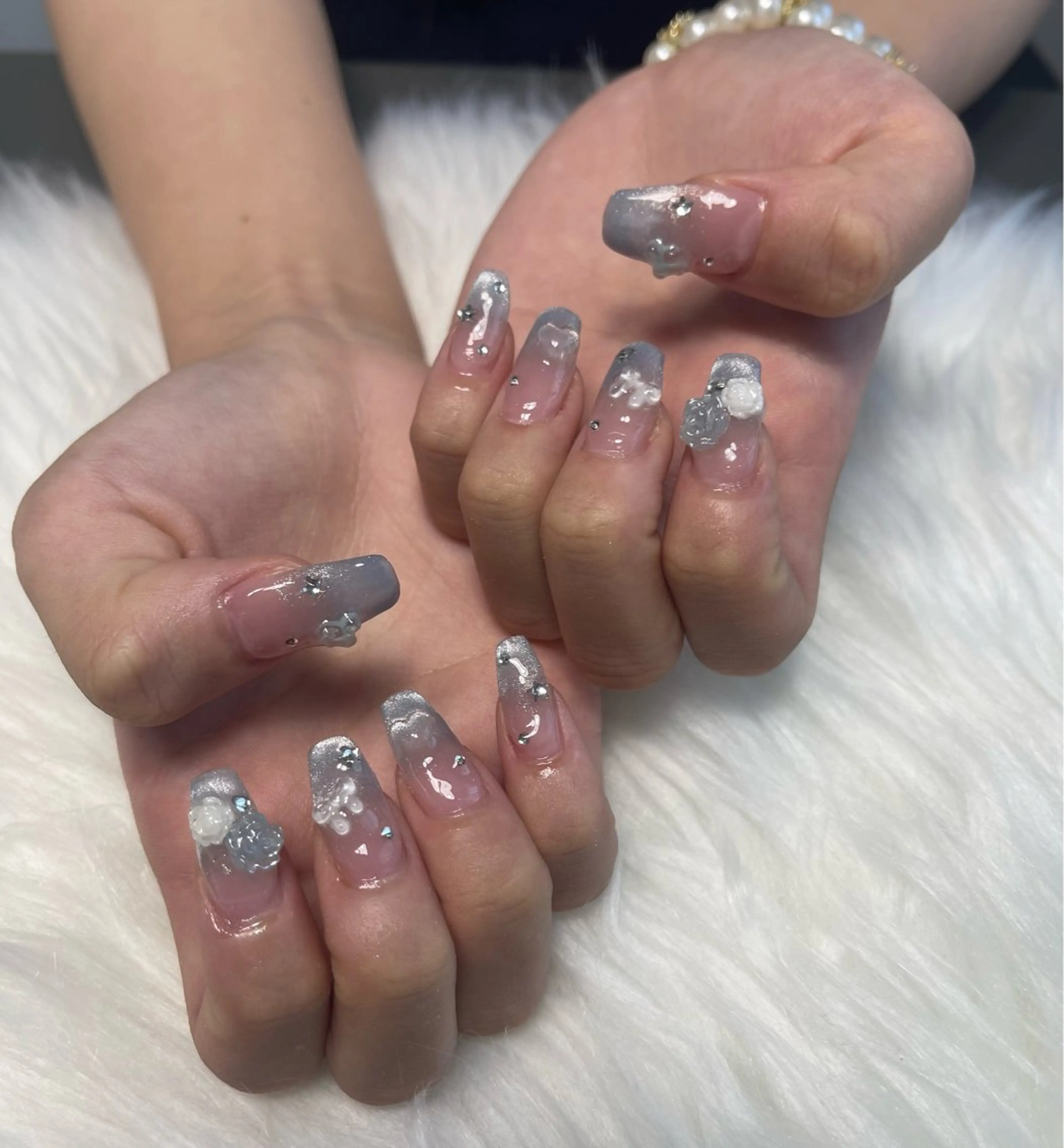 ネイル 長さ出し ハンドネイル ari. nailのネイルデザイン