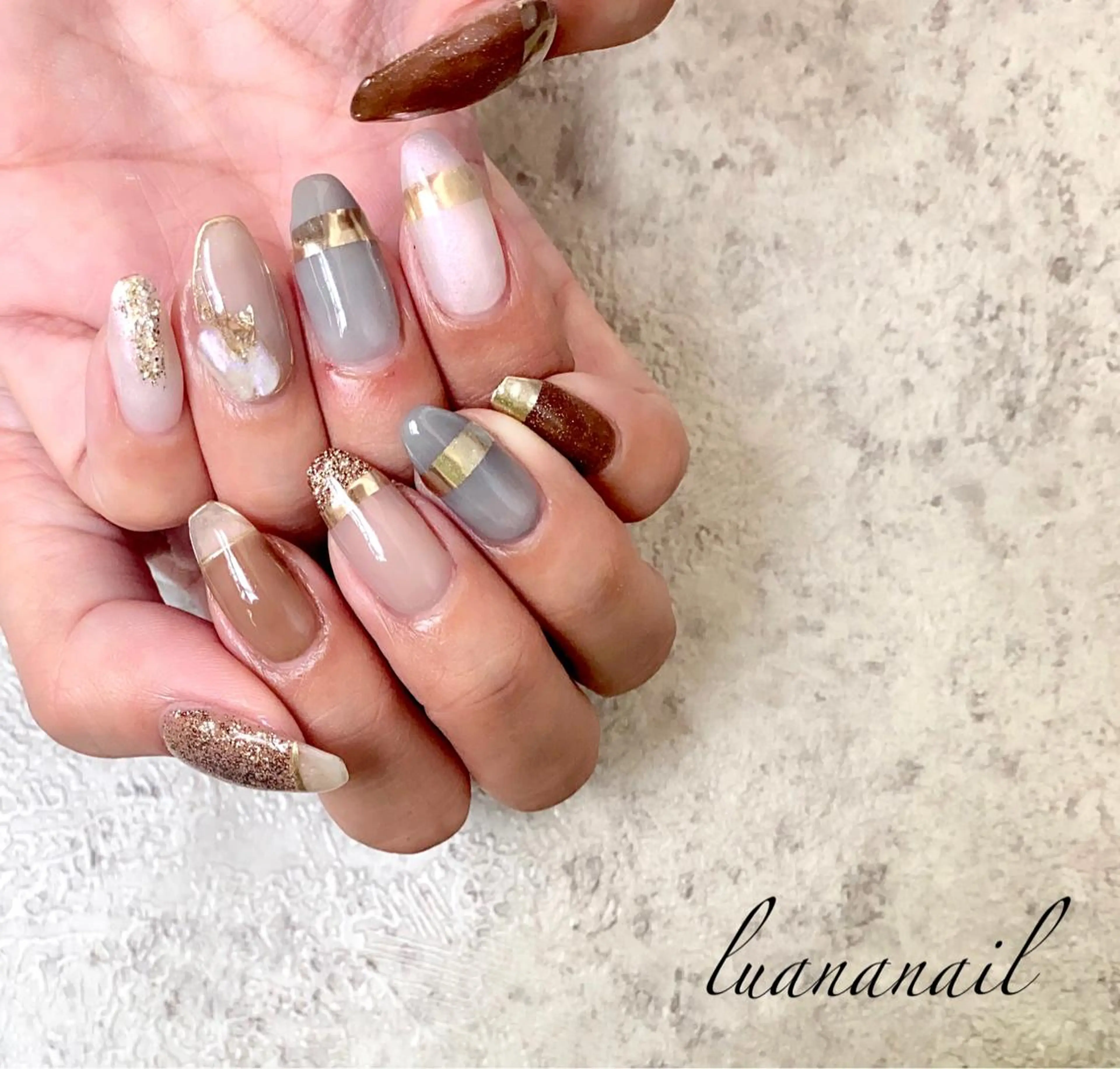 ネイル ハンドネイル luana nailのネイルデザイン