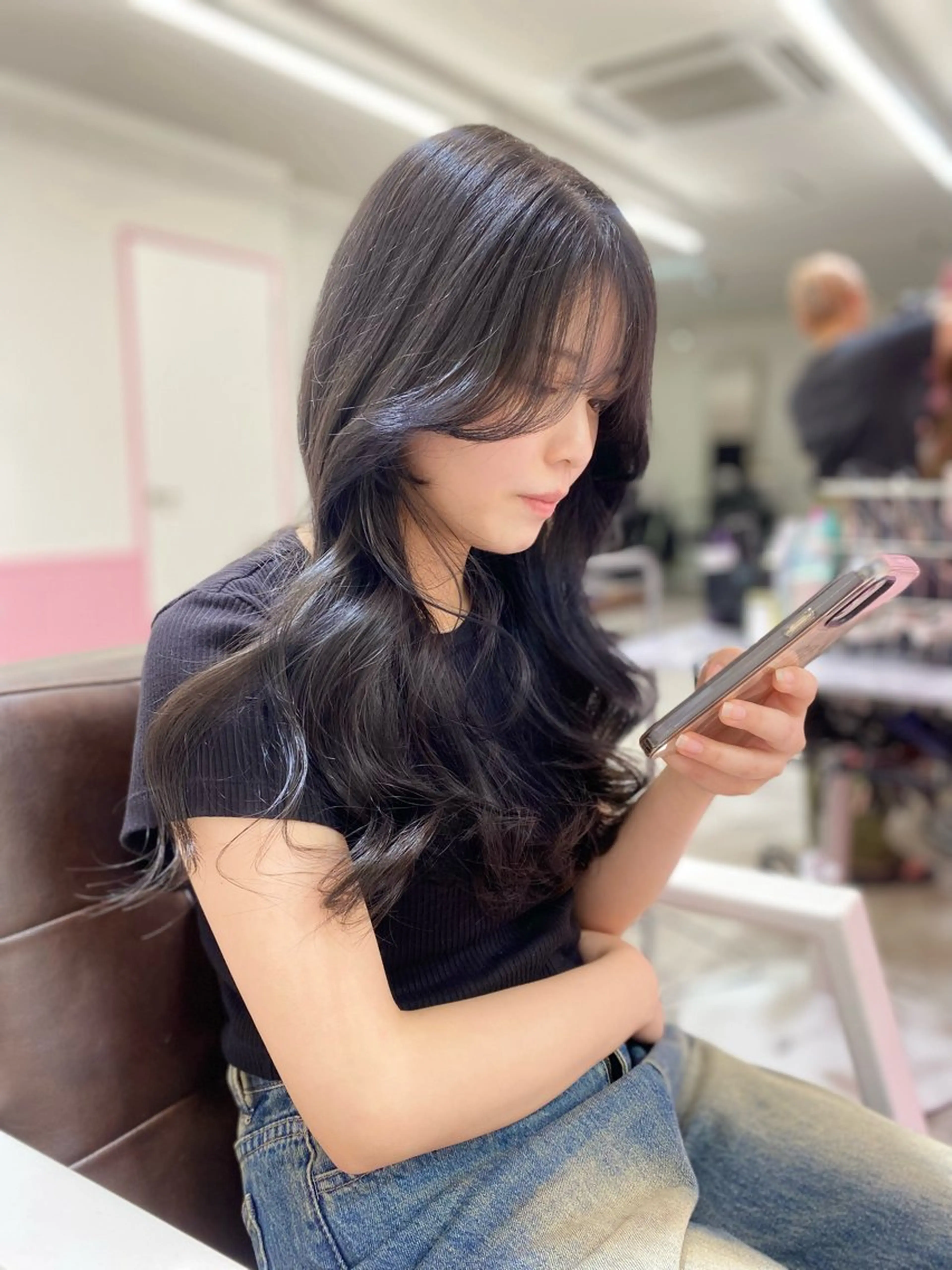 ロング 髪質改善韓国レイヤー SHIORI🦋のヘアスタイル