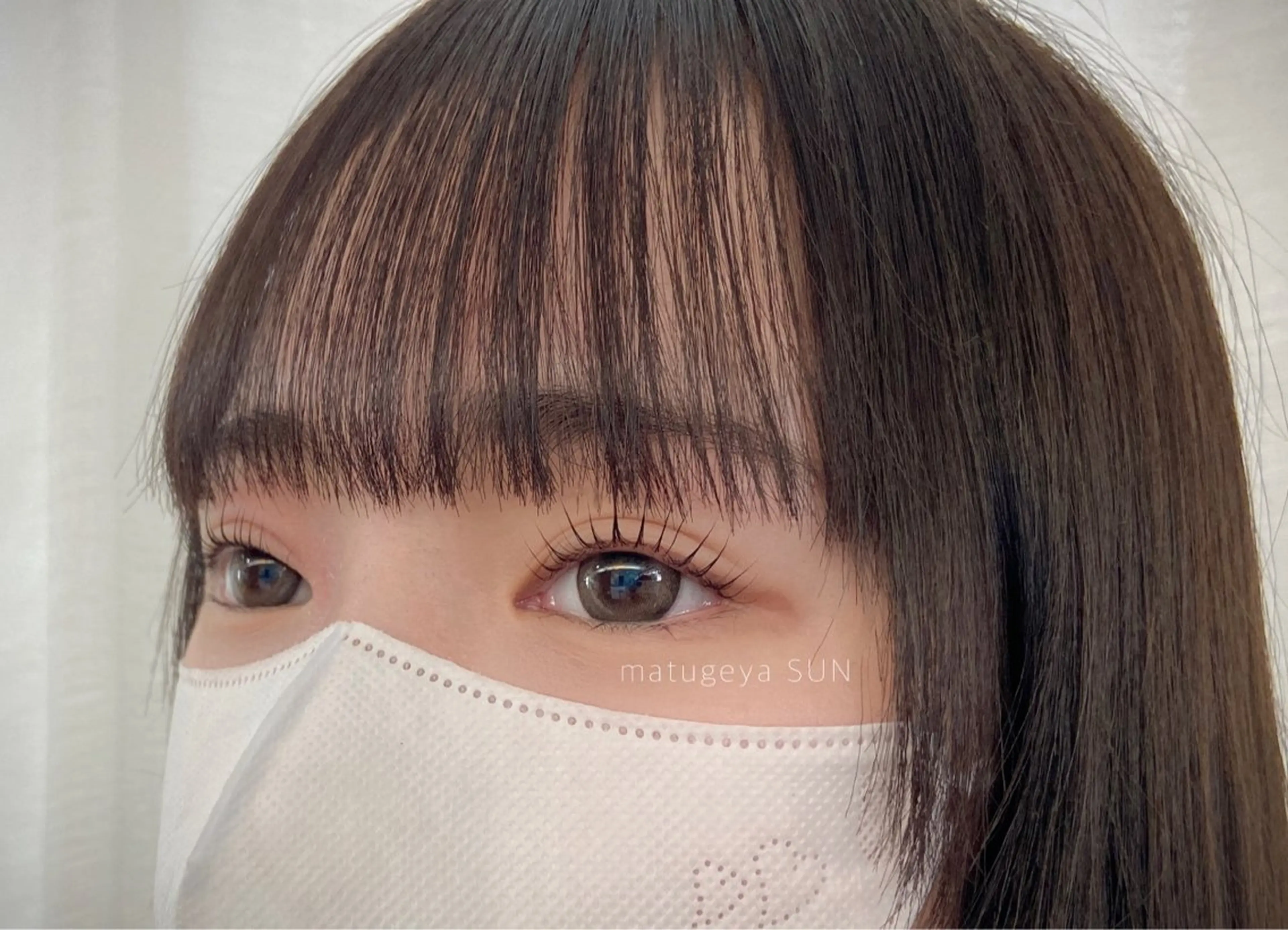 マツエク・マツパ カットスタジオピエロ所属・若江岩田マツエク SUNのマツエク・マツパデザイン