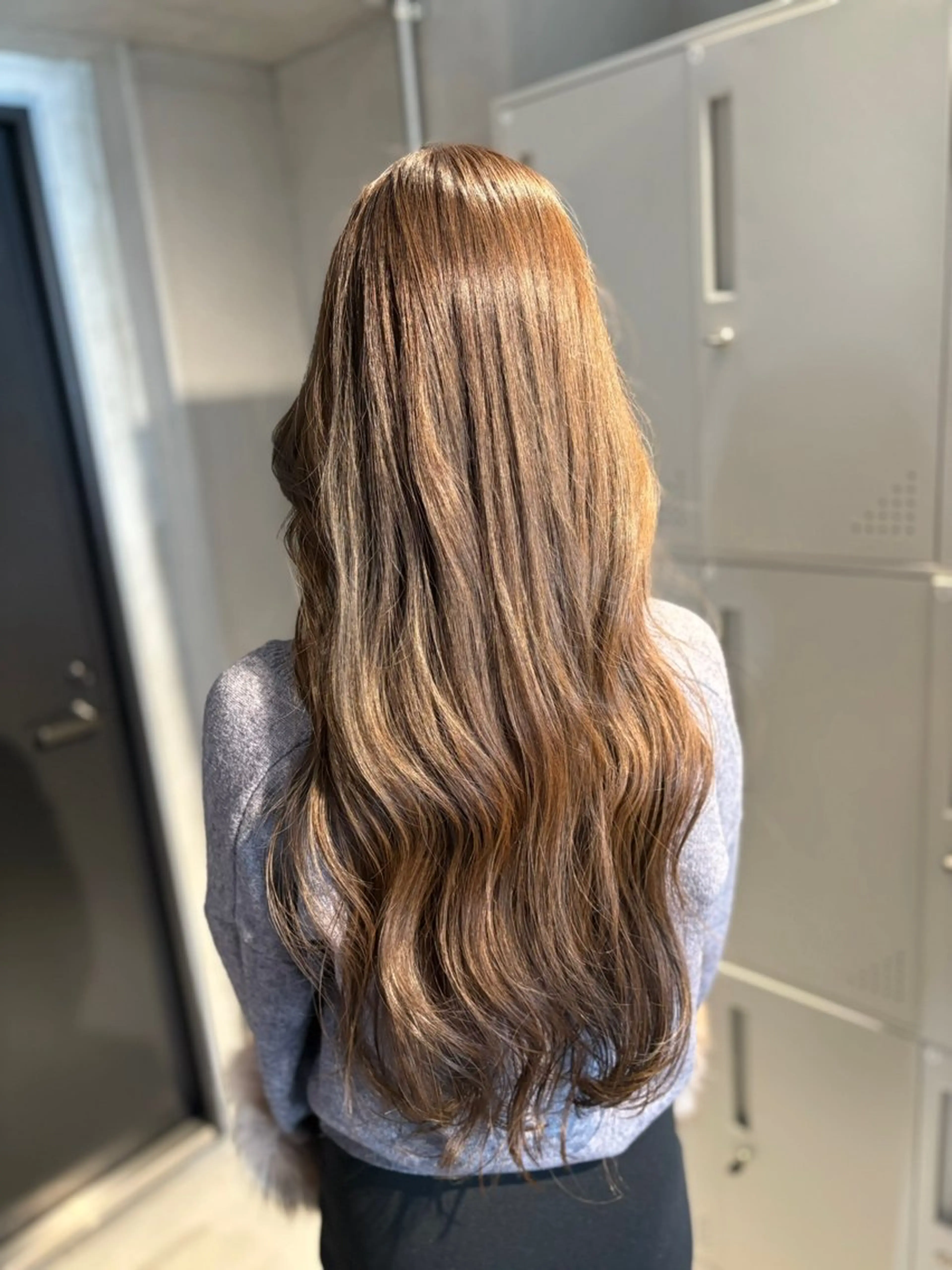 ロング カラー ヘアアレンジ カット 垢抜け透明感カラー 指名No.1shunのヘアスタイル