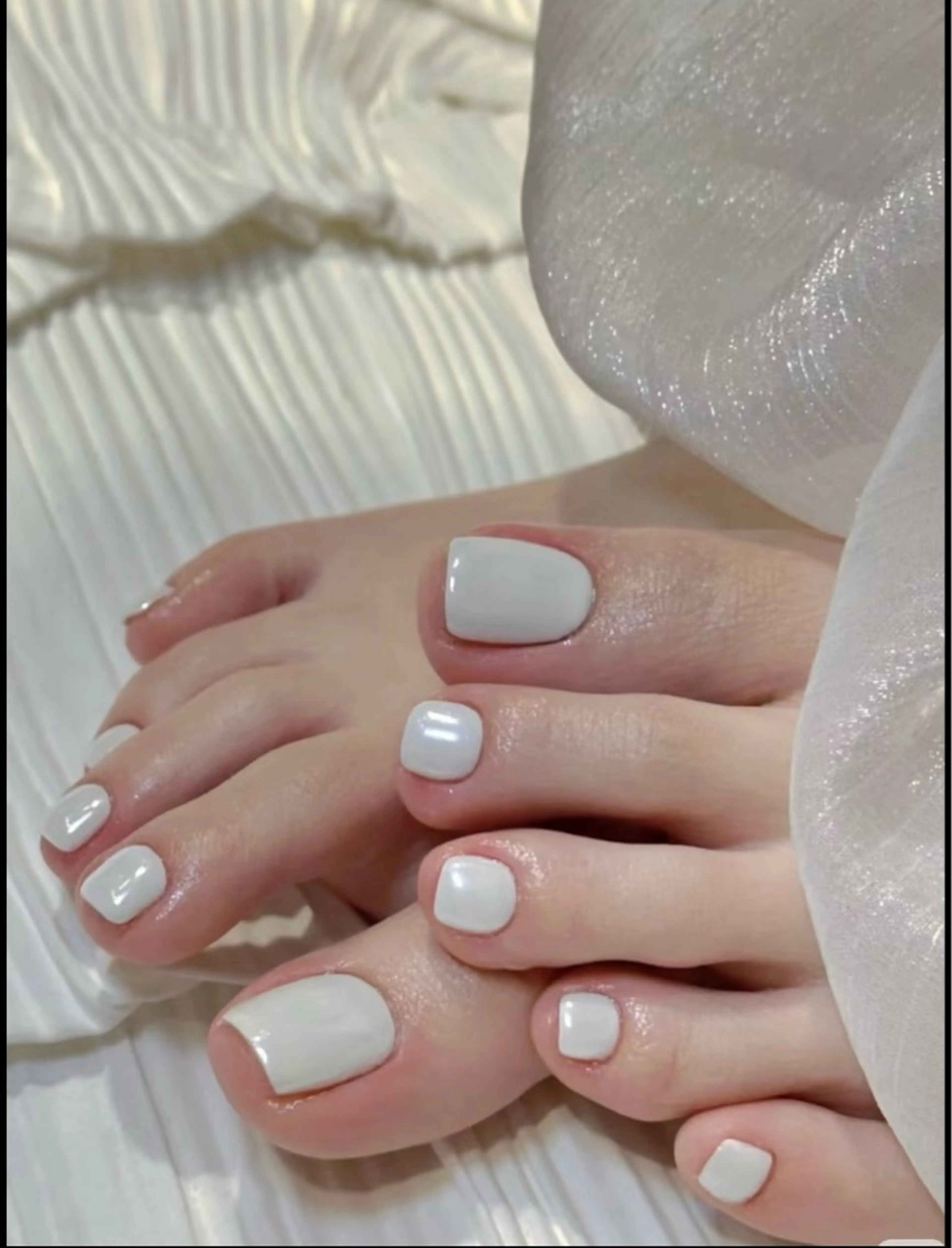 【フット】ワンカラorラメグラデーション¥5980の写真