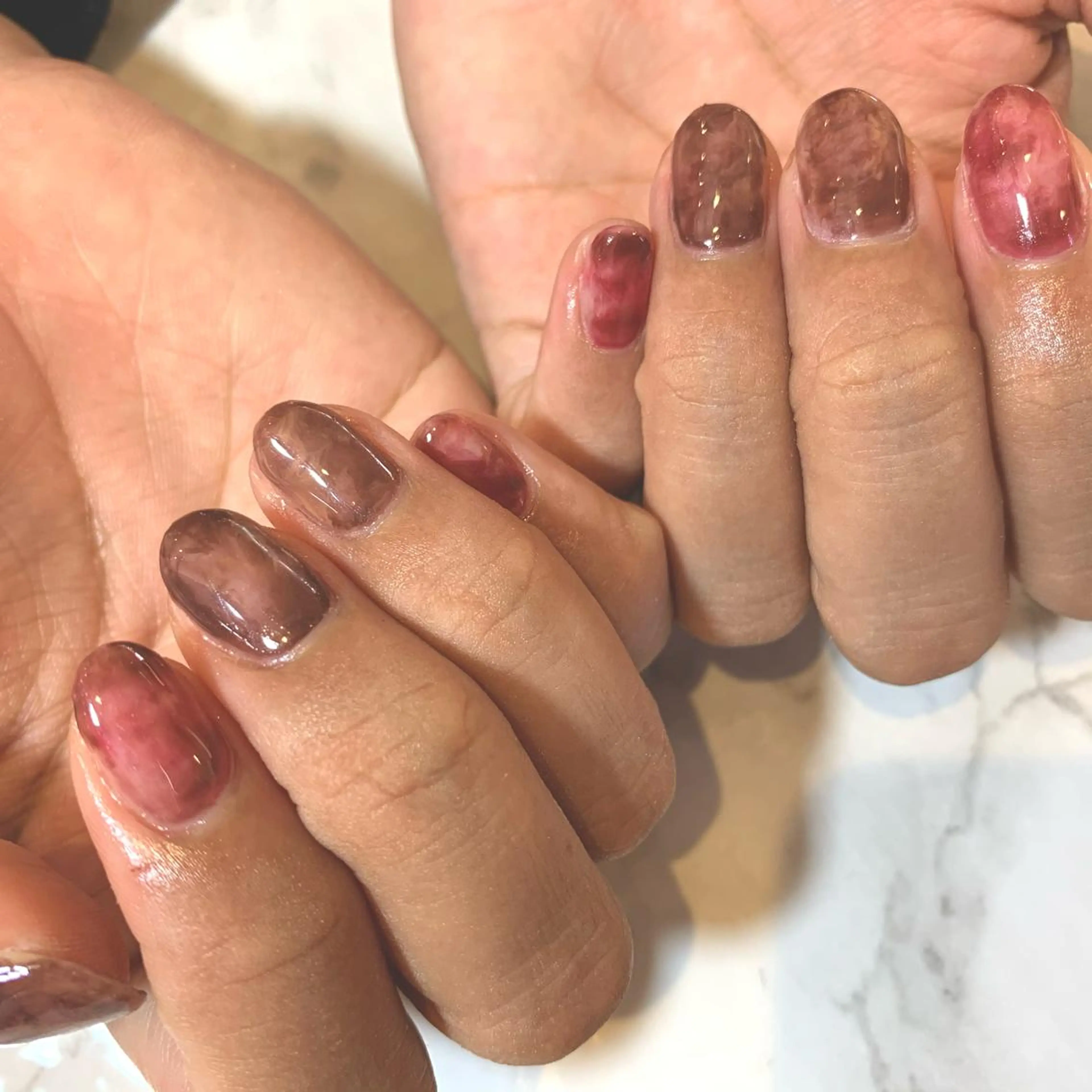 ネイル 岸本 みなみのネイルデザイン