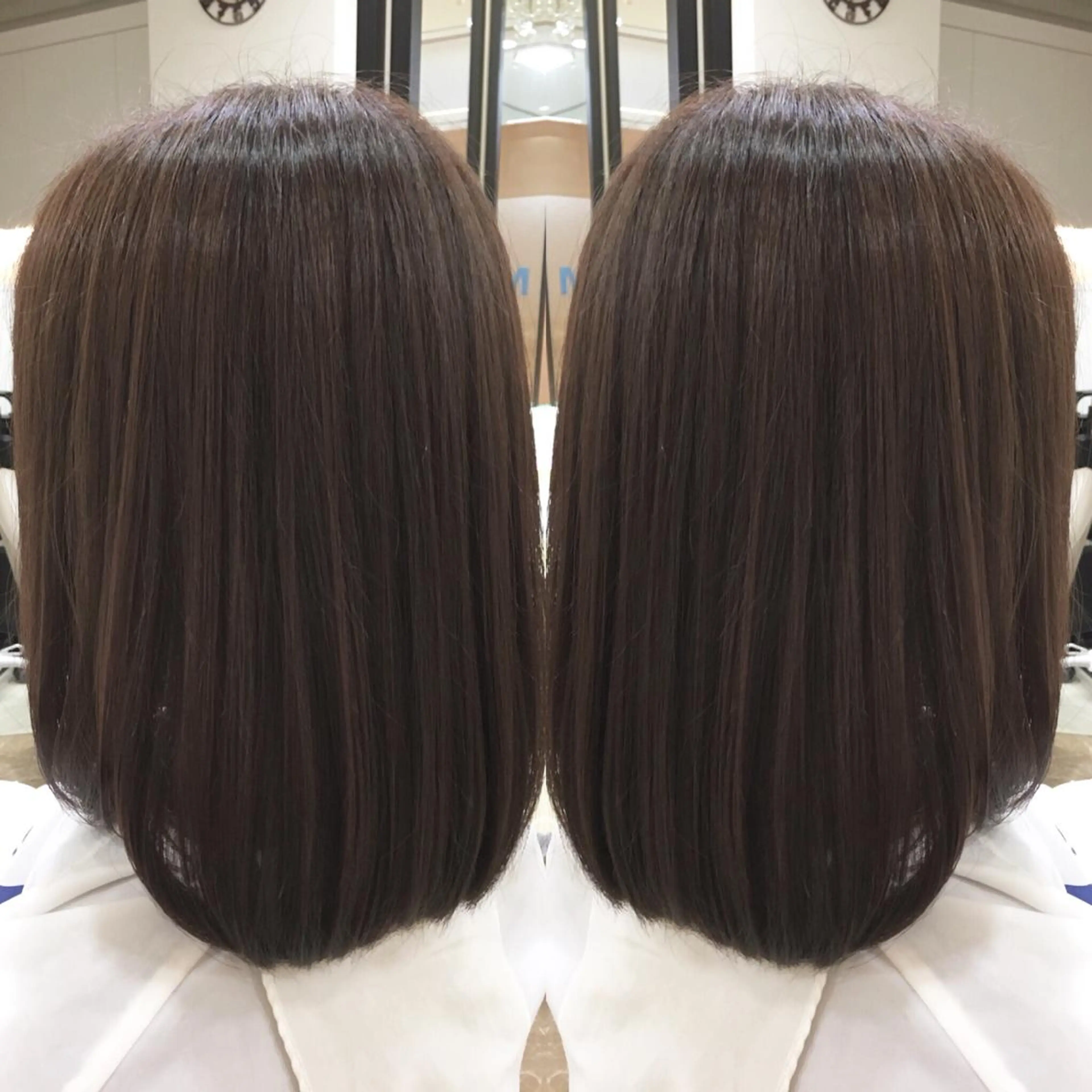 ミディアム ヘアカラー トリートメント 髪質改善 阪口 雄佑のヘアスタイル