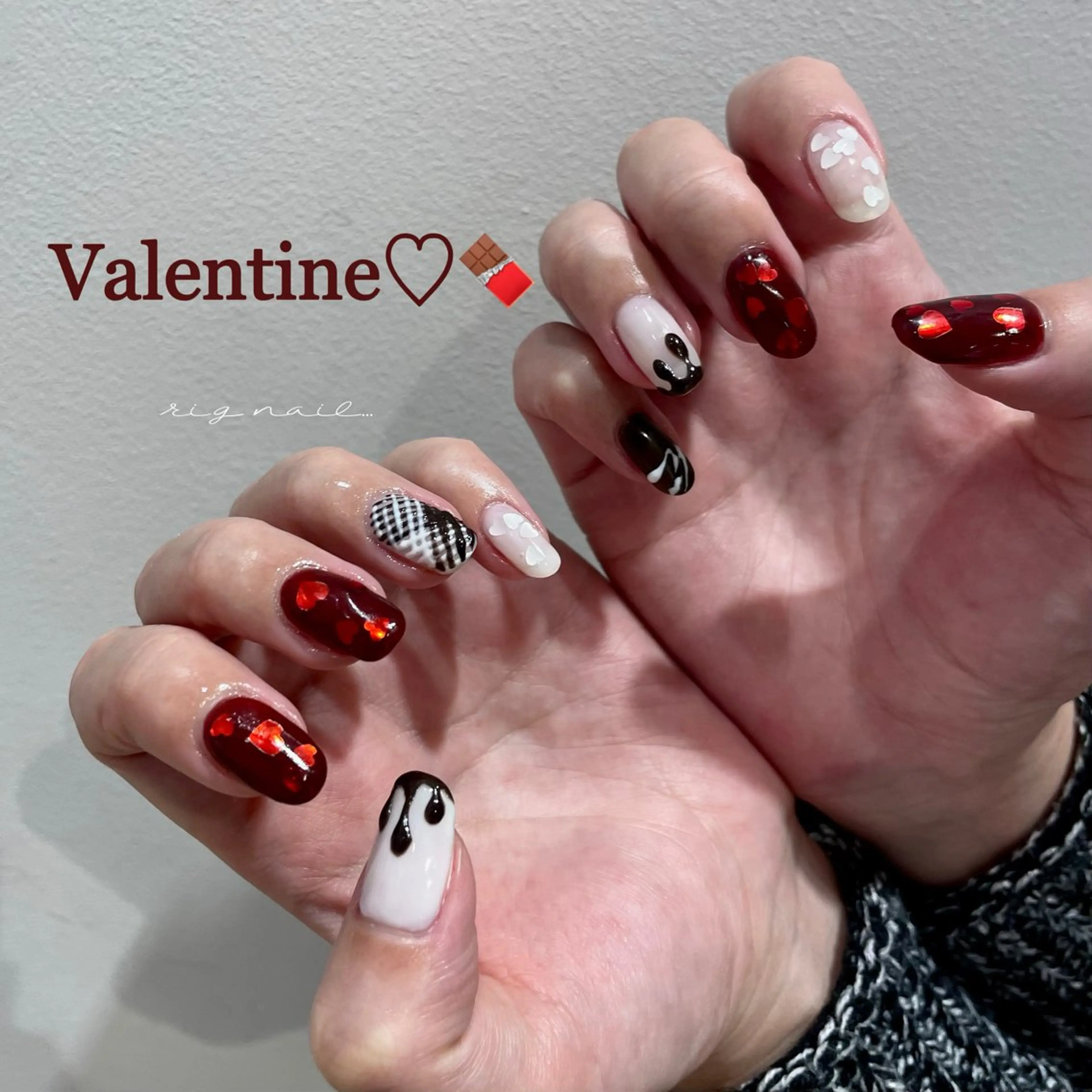 ネイル ハンドネイル rig nail草加店所属・松本 紋世のネイルデザイン