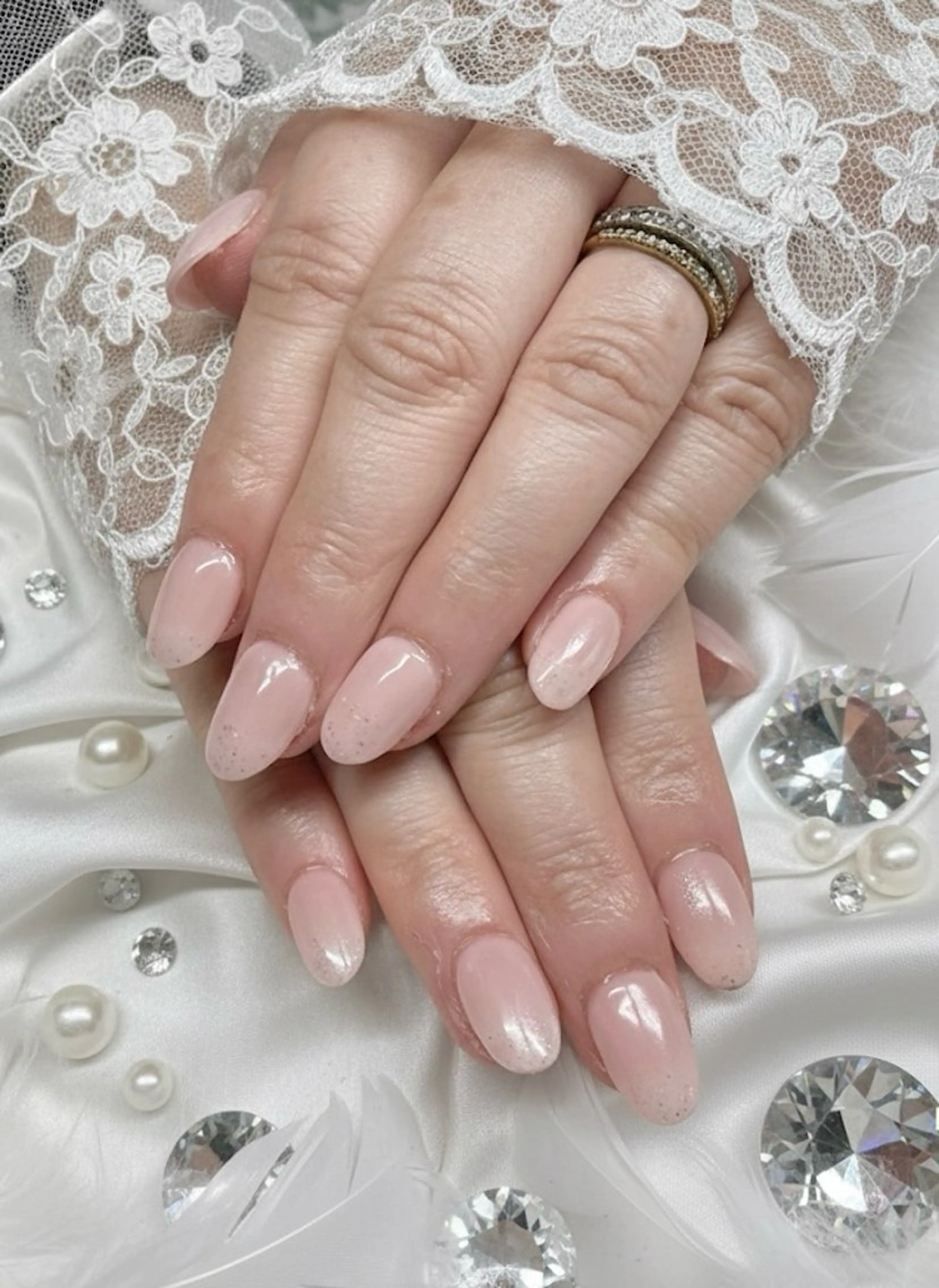 ネイル 長さ出し キラキラネイル 韓国ネイル ロングネイル メンズネイル ハンドネイル TUNEHA堂 矢場町栄5丁目のネイルデザイン