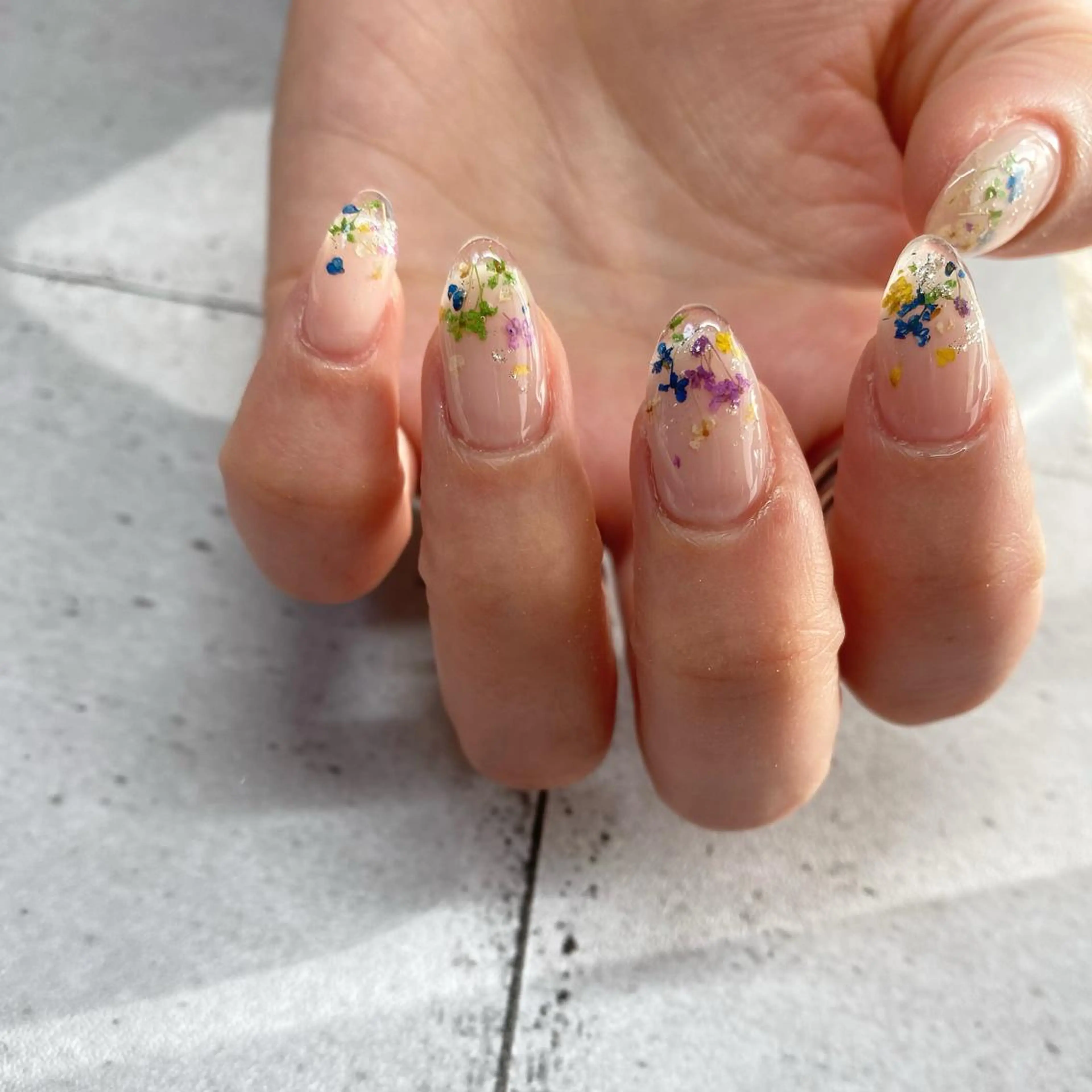 ネイル クリアネイル フレンチネイル Re   HEUR所属・Re HEURのネイルデザイン