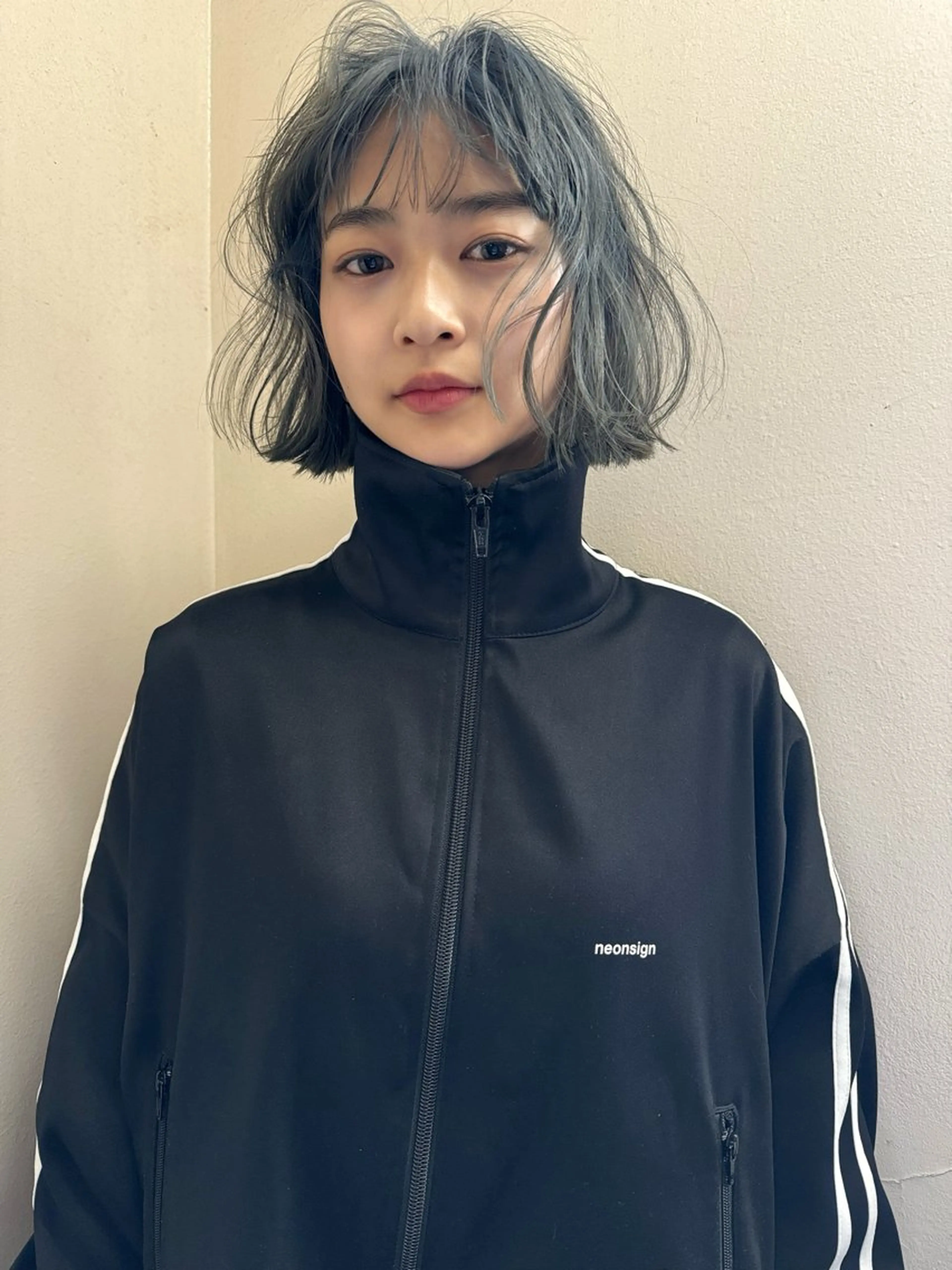 ショート カラー ヘアアレンジ 丸山渉/パーマ エフェクトブリーチのヘアスタイル