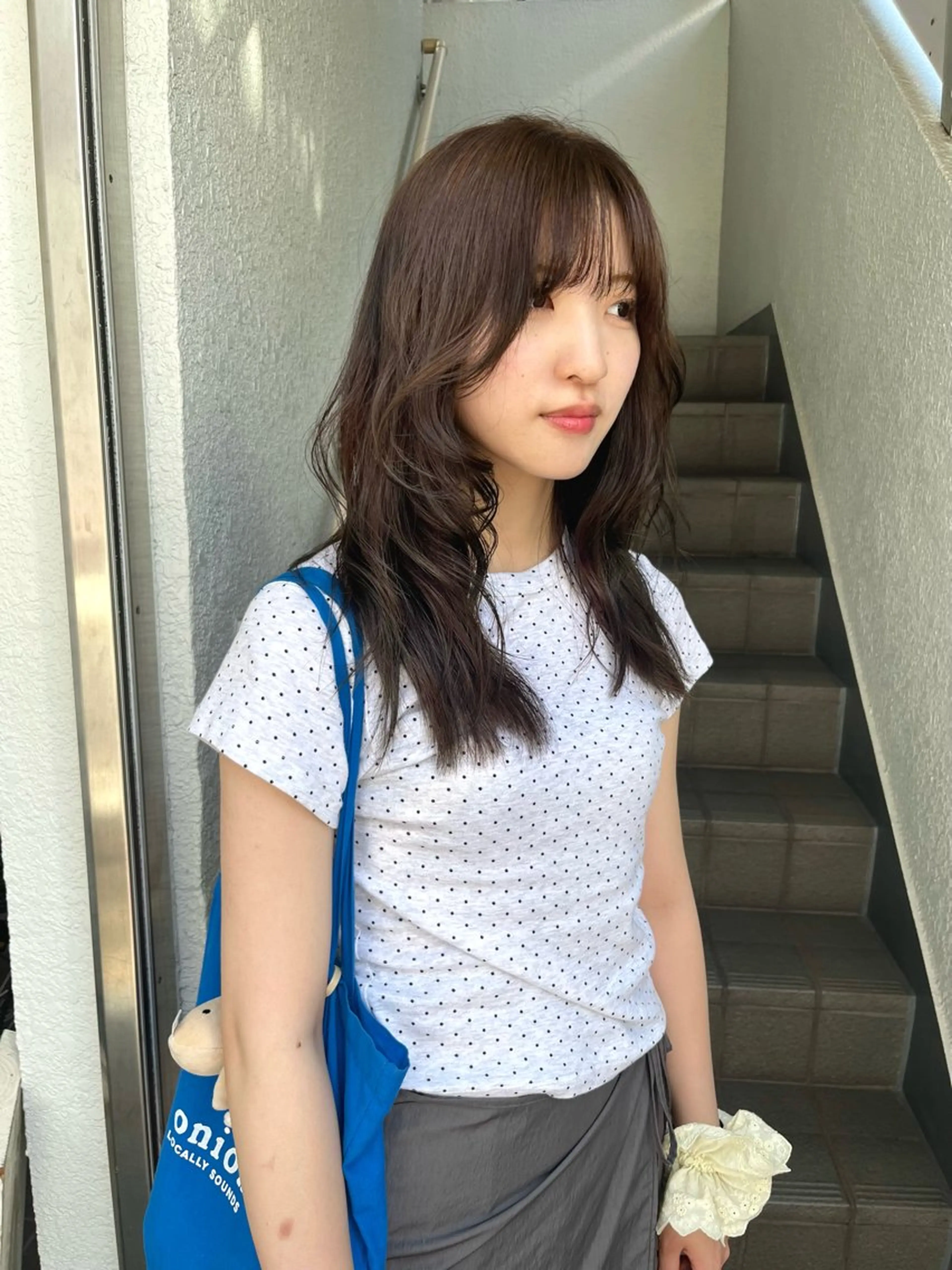 セミロング カラー カット 似合わせレイヤー🍏 ★パーマ/ののかのヘアスタイル