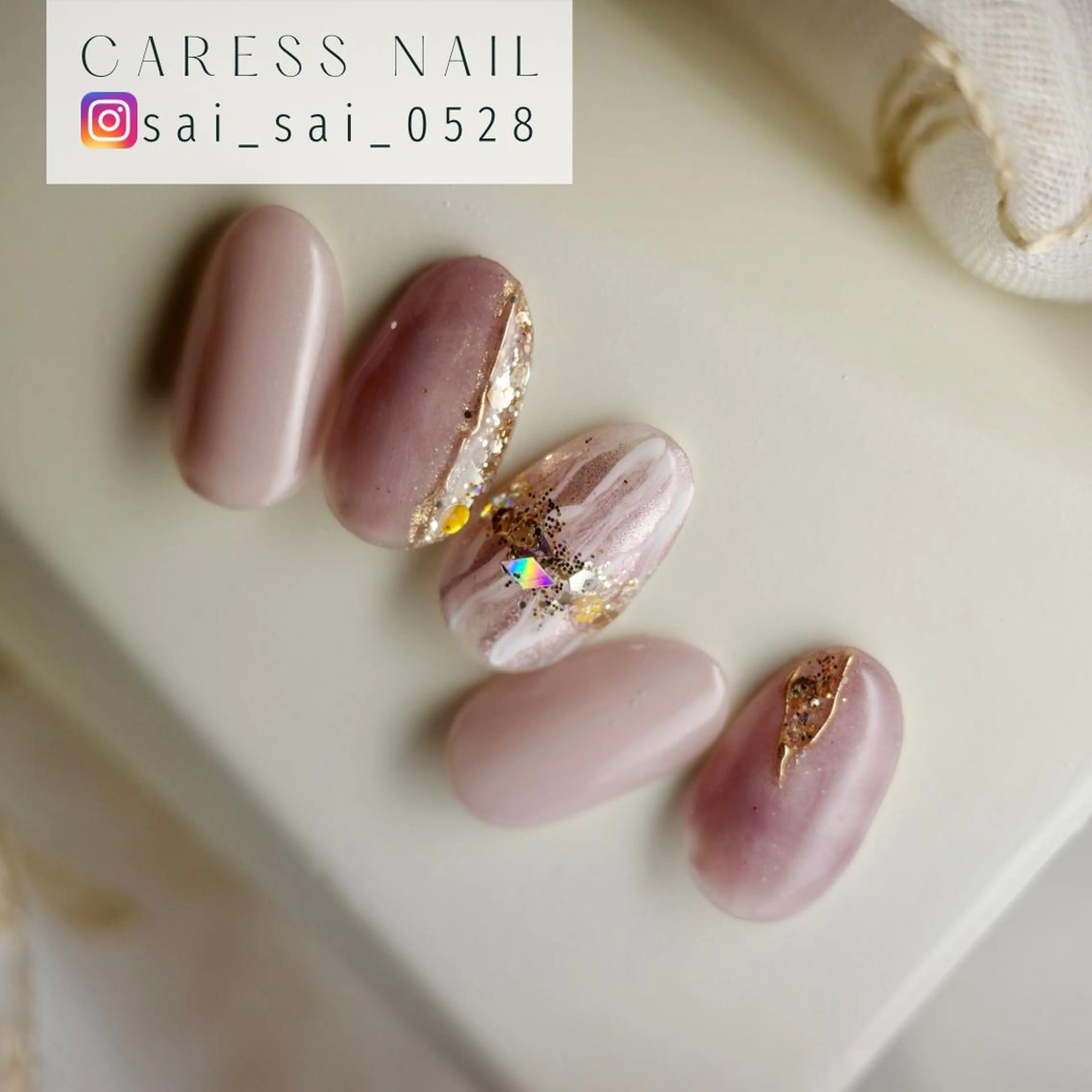 ネイル caress nail カレスネイル 代々木上原所属・カレスネイル さいのネイルデザイン