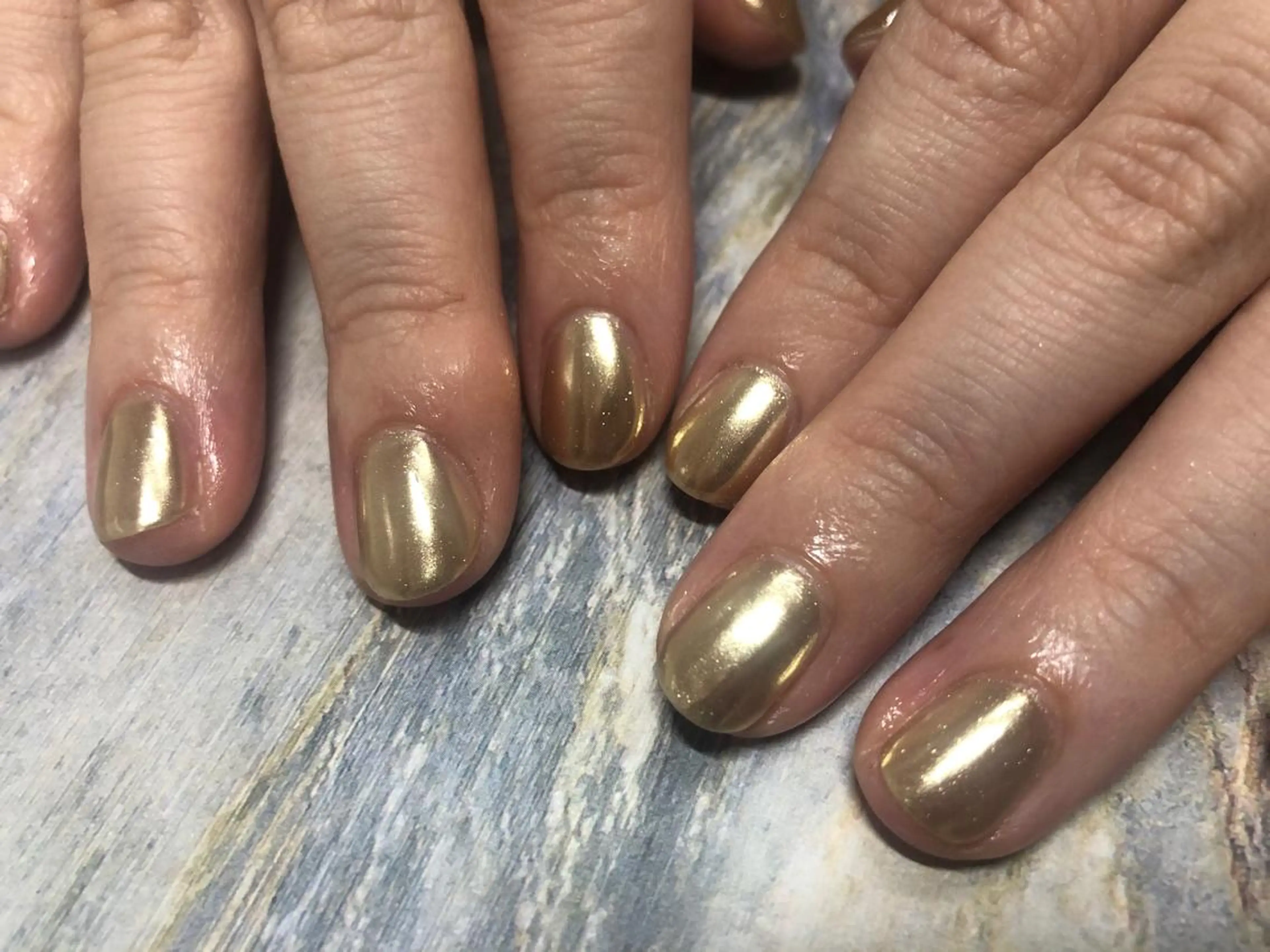 ネイル キラキラネイル ミラーネイル ハンドネイル Mogu nail 二子玉川のネイルデザイン