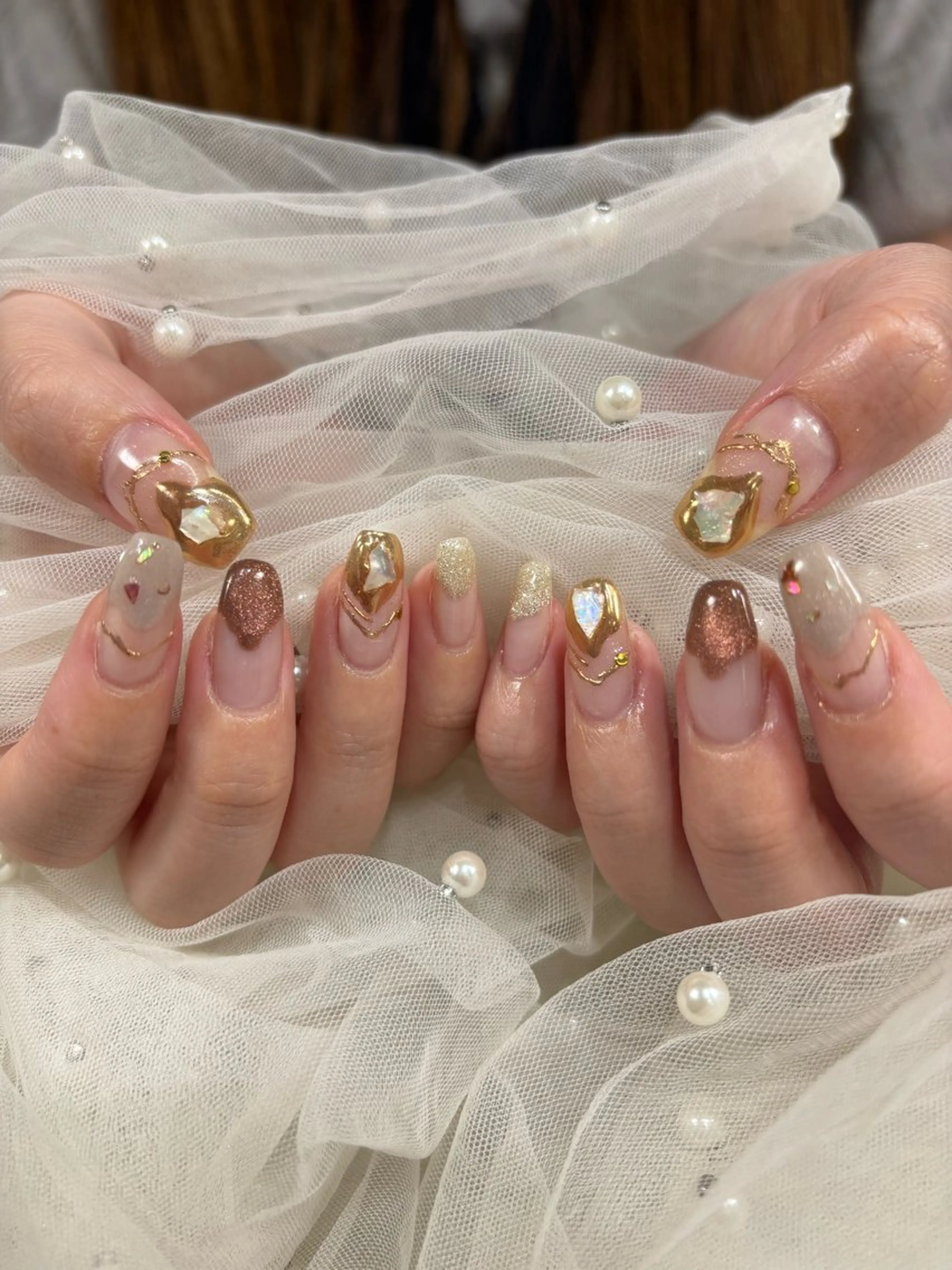 ネイル ハンドネイル 🦋Hina🦋 1月予約受付中✨のネイルデザイン