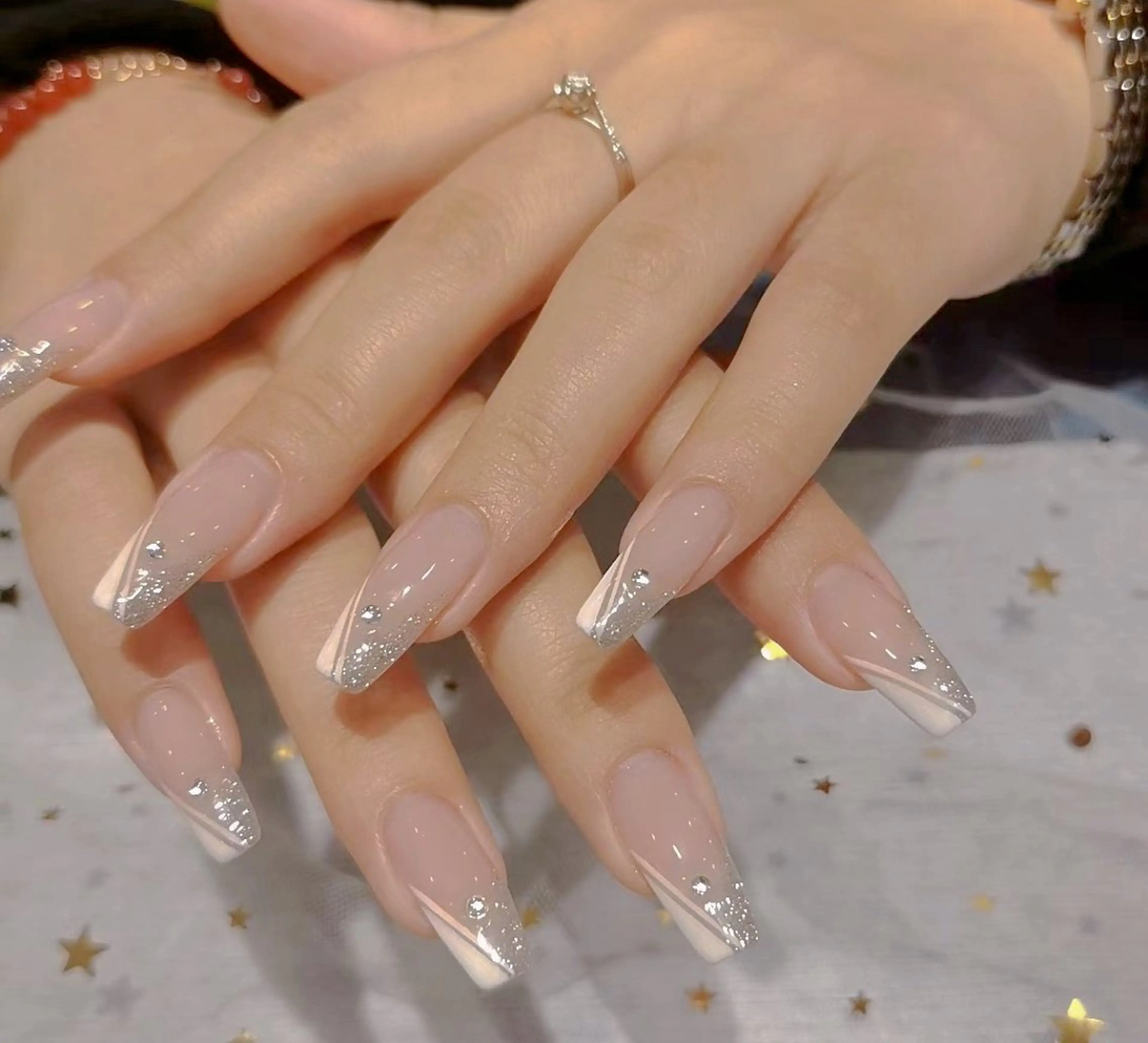 ネイル ハンドネイル ETERNA Nail 銀座店【パラジェル/フィルイン/チップ長さだし/マグネット/ニュアンス】所属・ア カリのネイルデザイン