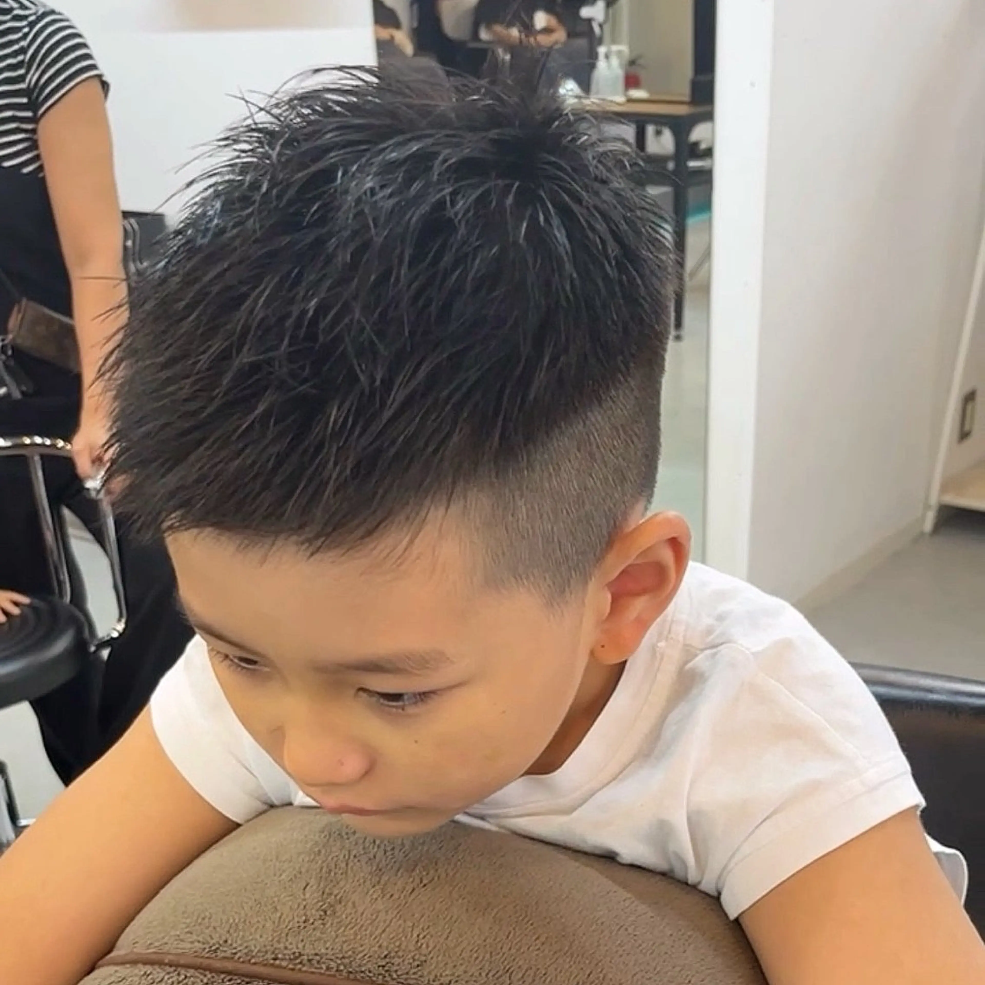 メンズ キッズ sai x所属・奥秋 理紗　sai xのヘアスタイル