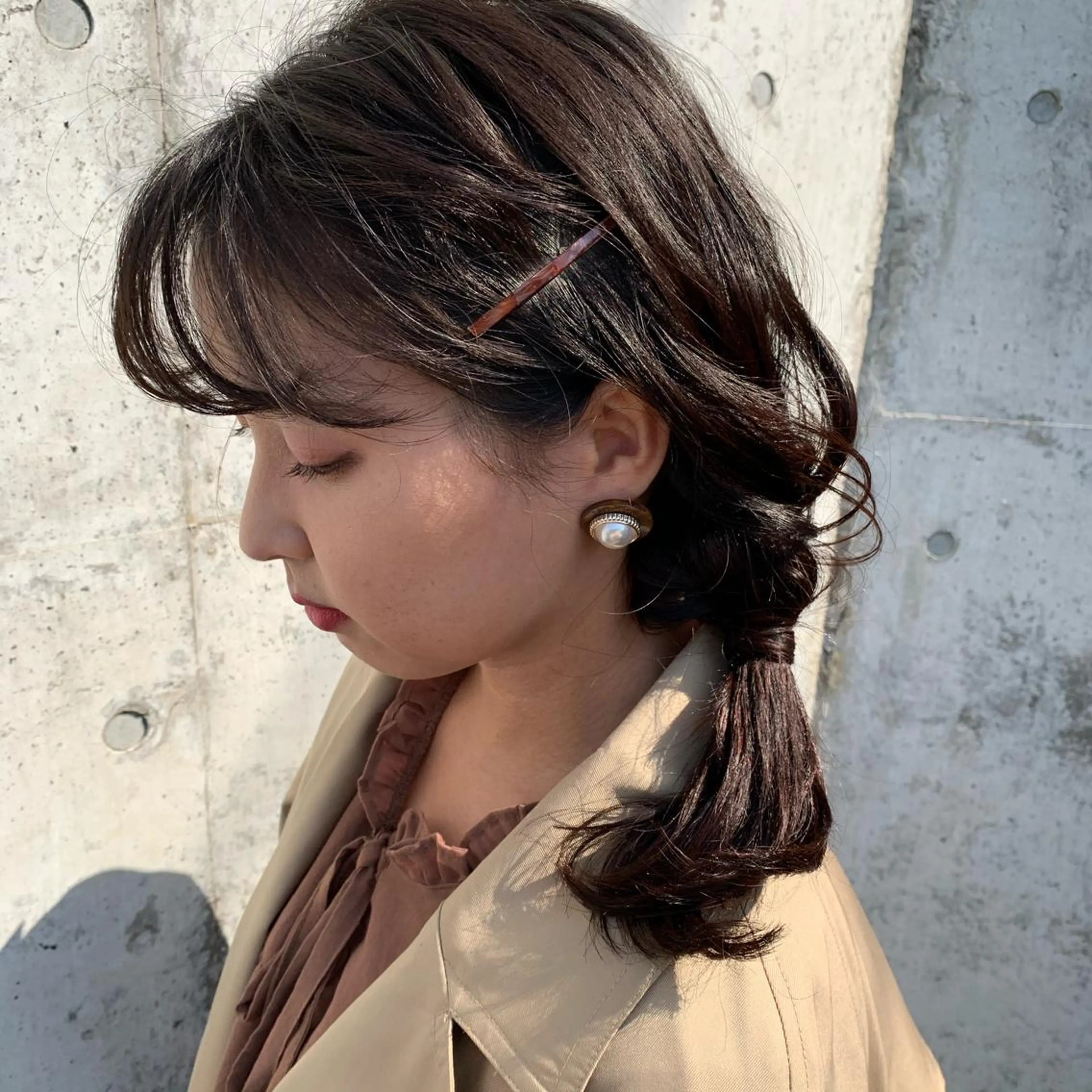 セミロング ヘアアレンジ 🧸 サトウサクネ🧸のヘアスタイル