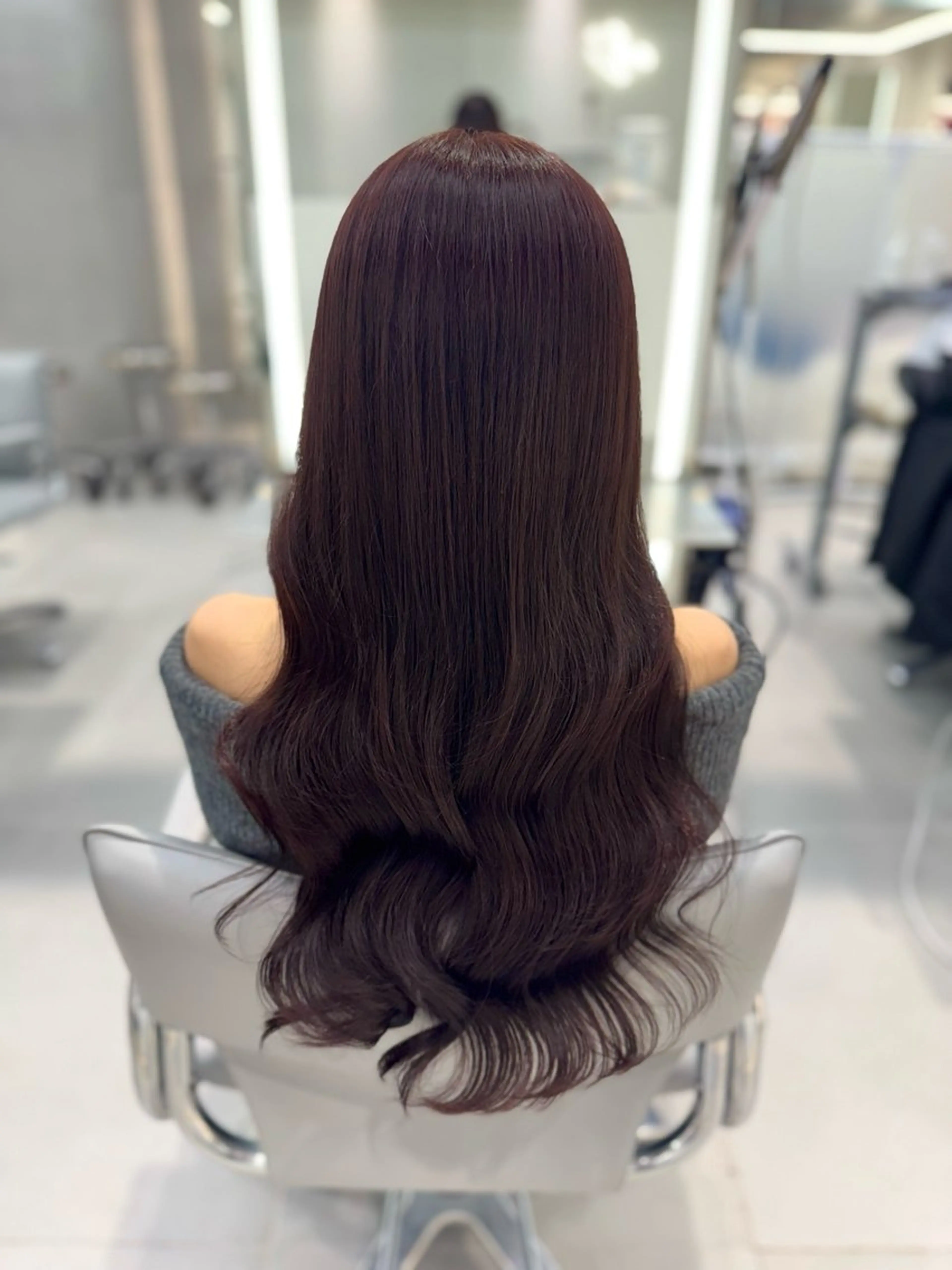 ロング カラー ヘアアレンジ シールエクステ アッシュ バレイヤージュ ベージュカラー 黒髪 カット ヘアカラー トリートメント ar+ ❤︎ maiのヘアスタイル