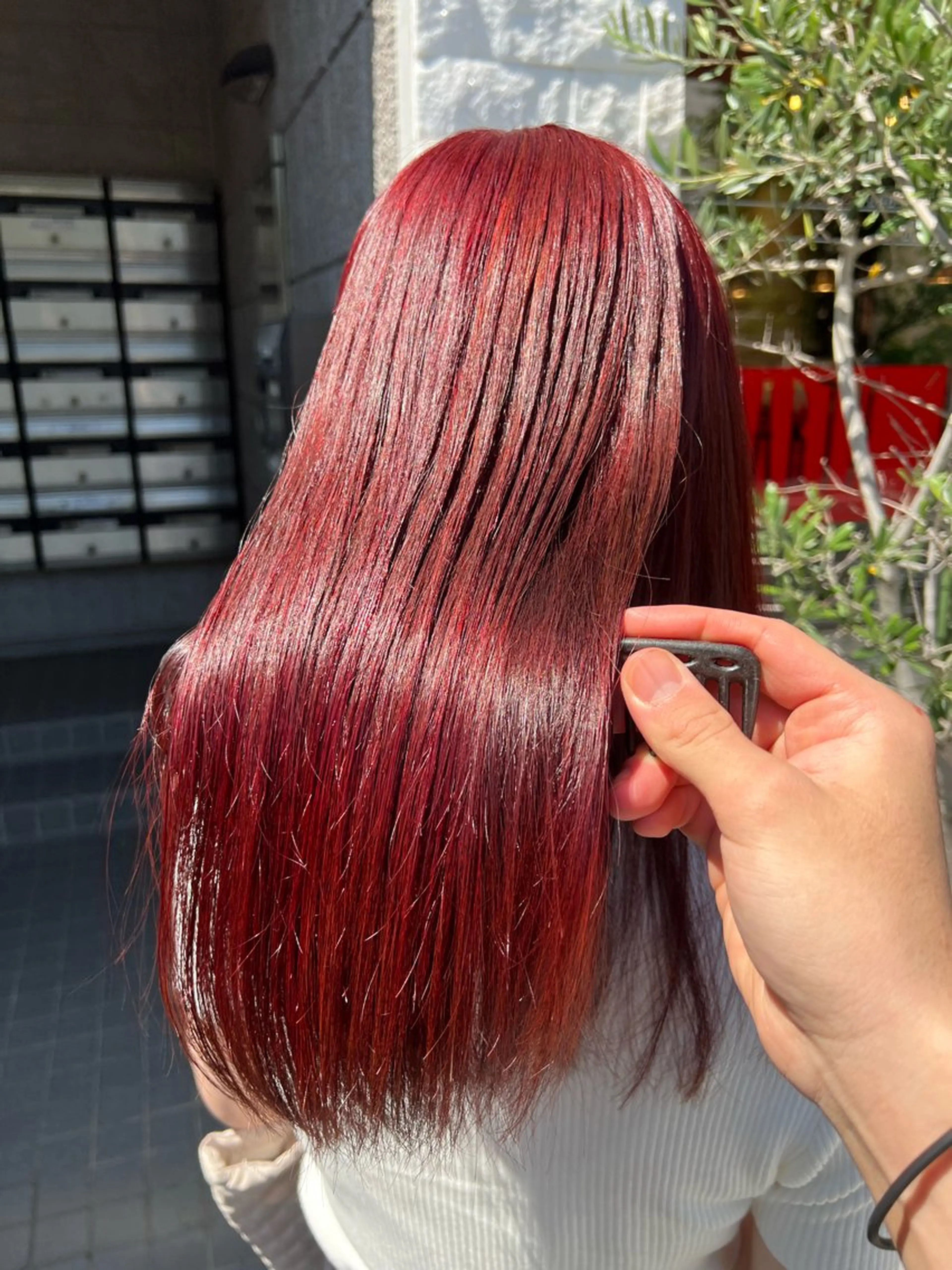 ロング カラー バレイヤージュ ブリーチ ブロンド ダブルカラー ハイライトカラー ボブ/ハイトーン髪質 改善/越谷✨クラモチのヘアスタイル