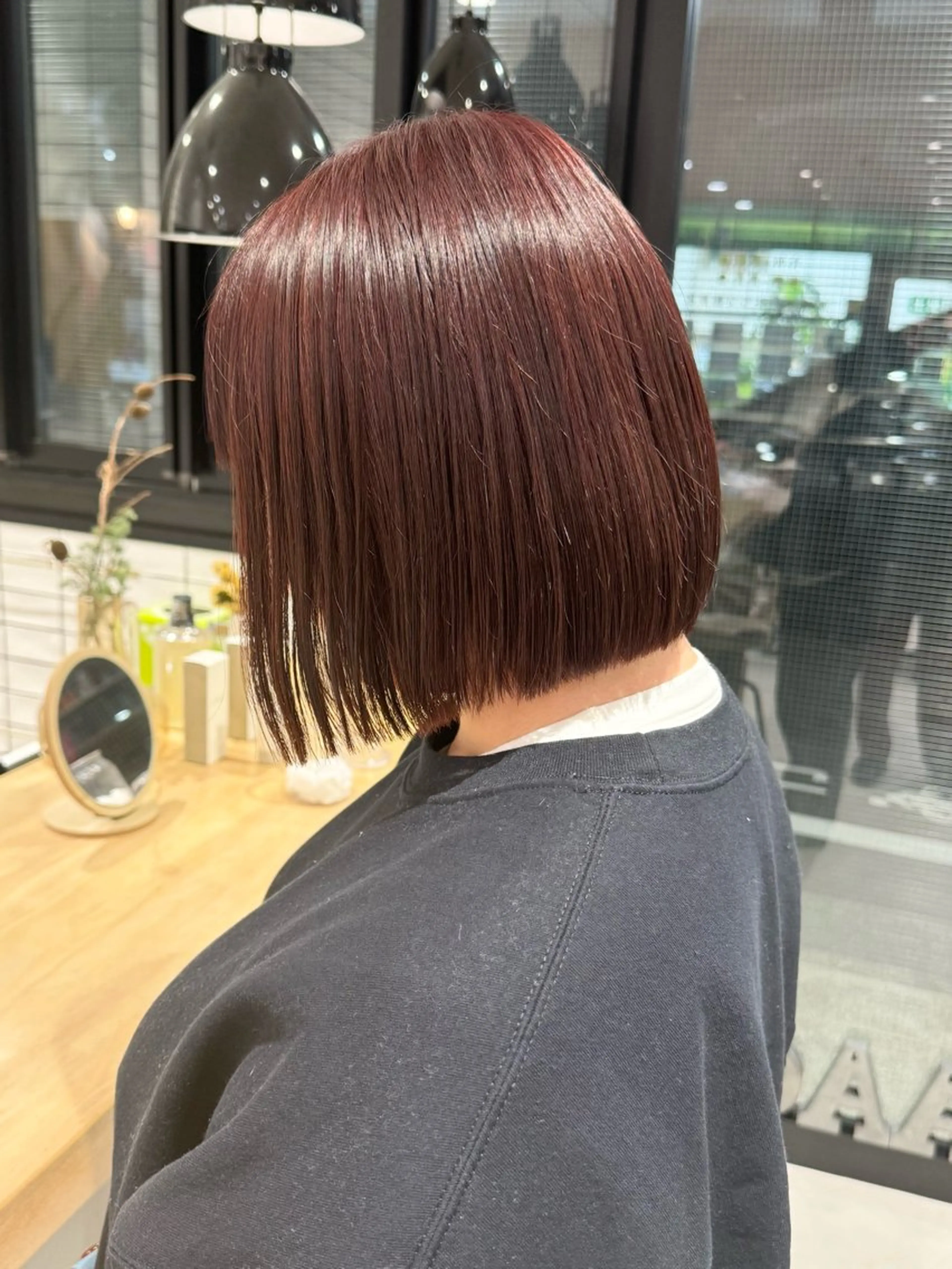 ショート カラー カット ヘアカラー トリートメント 艶カラー/暖色カラー /透明感/ryutoのヘアスタイル