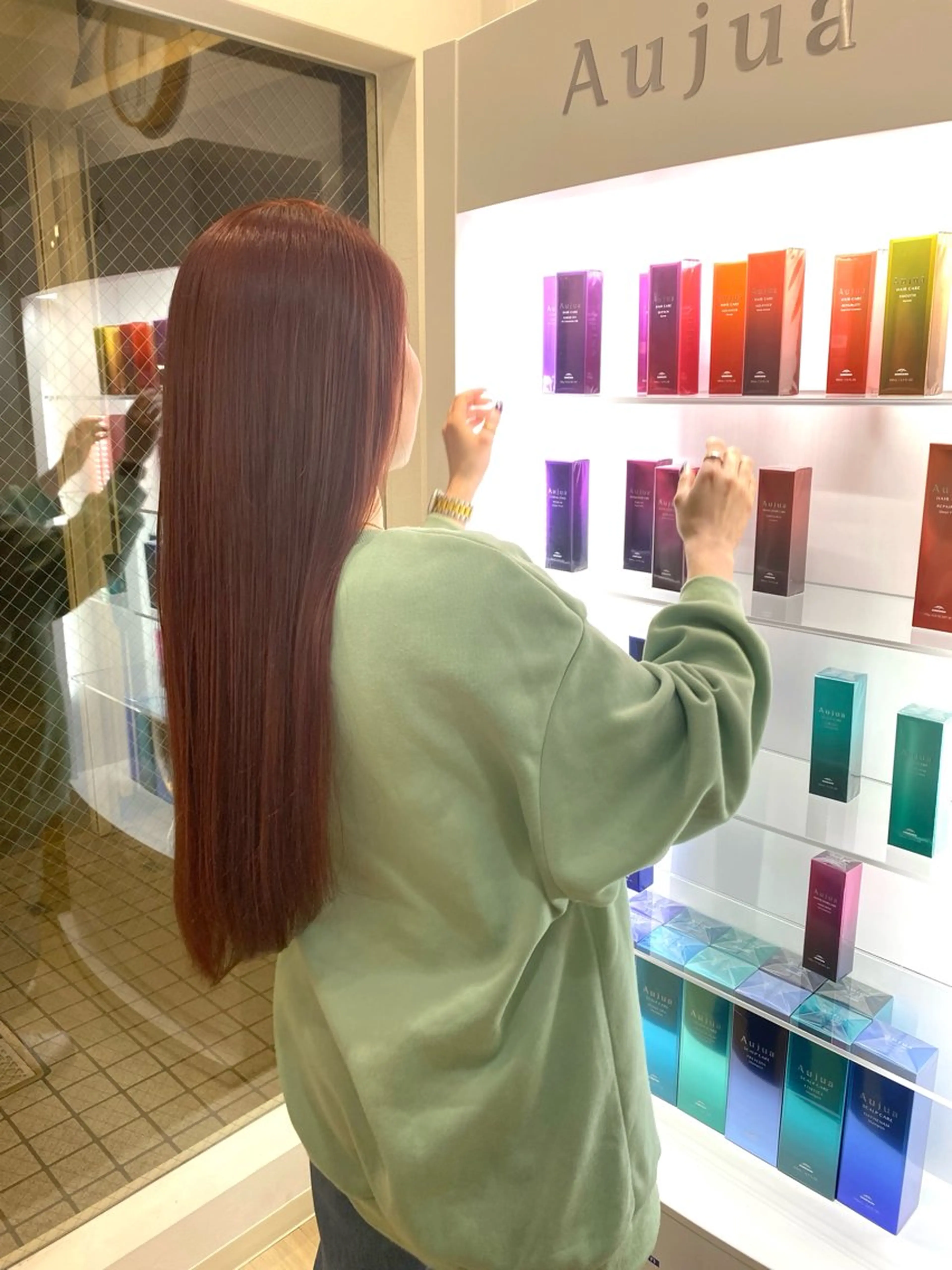 ロング カラー scena(シーナ)所属・『大西　陸』 透明感color🔆のヘアスタイル