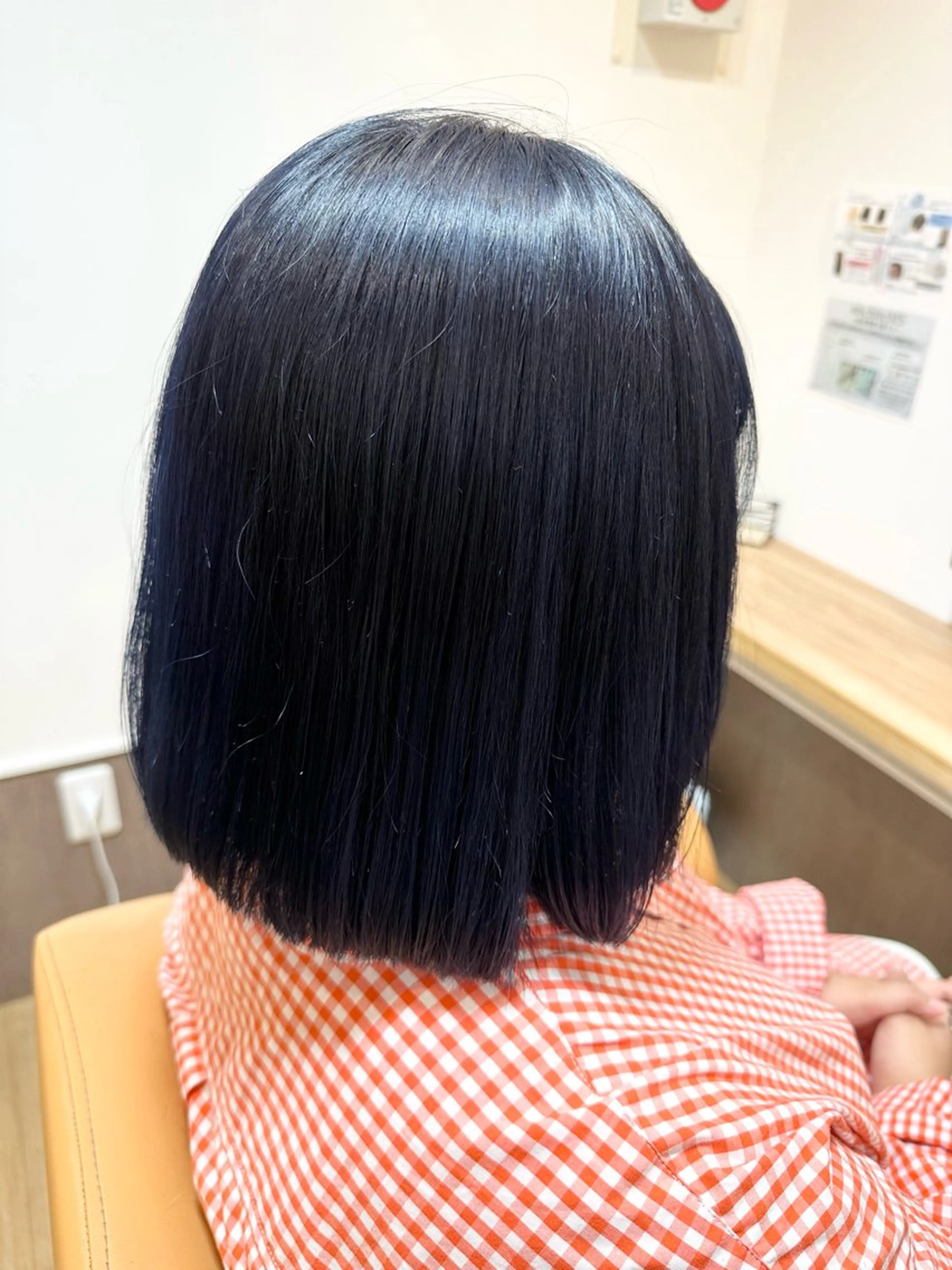 ミディアム カラー ネイビーカラー カット ヘアカラー トリートメント ヘアモードKT石橋店所属・田中 泰正のヘアスタイル