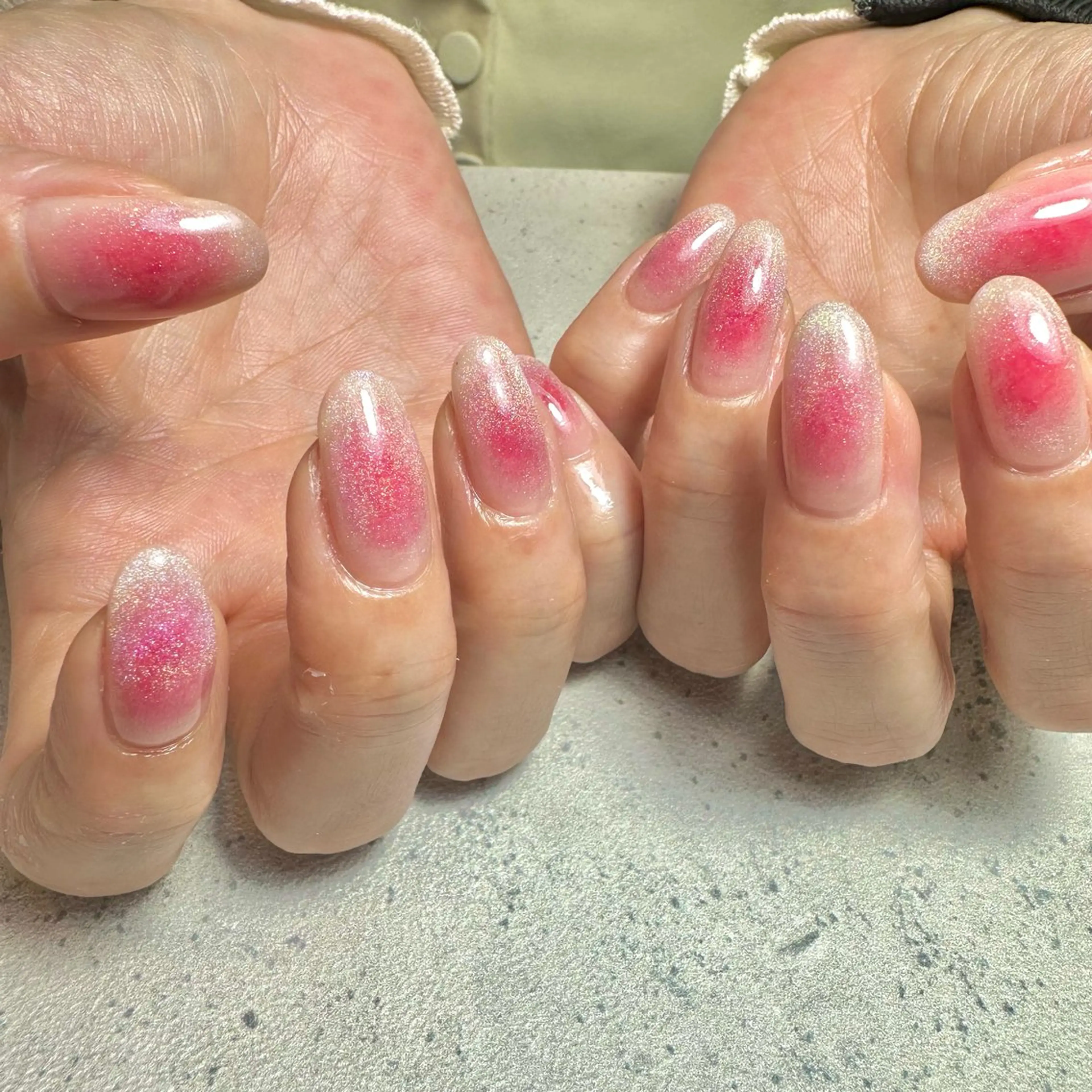 ネイル チークネイル マグネットネイル ハンドネイル フットネイル GéRanium Harukaのネイルデザイン