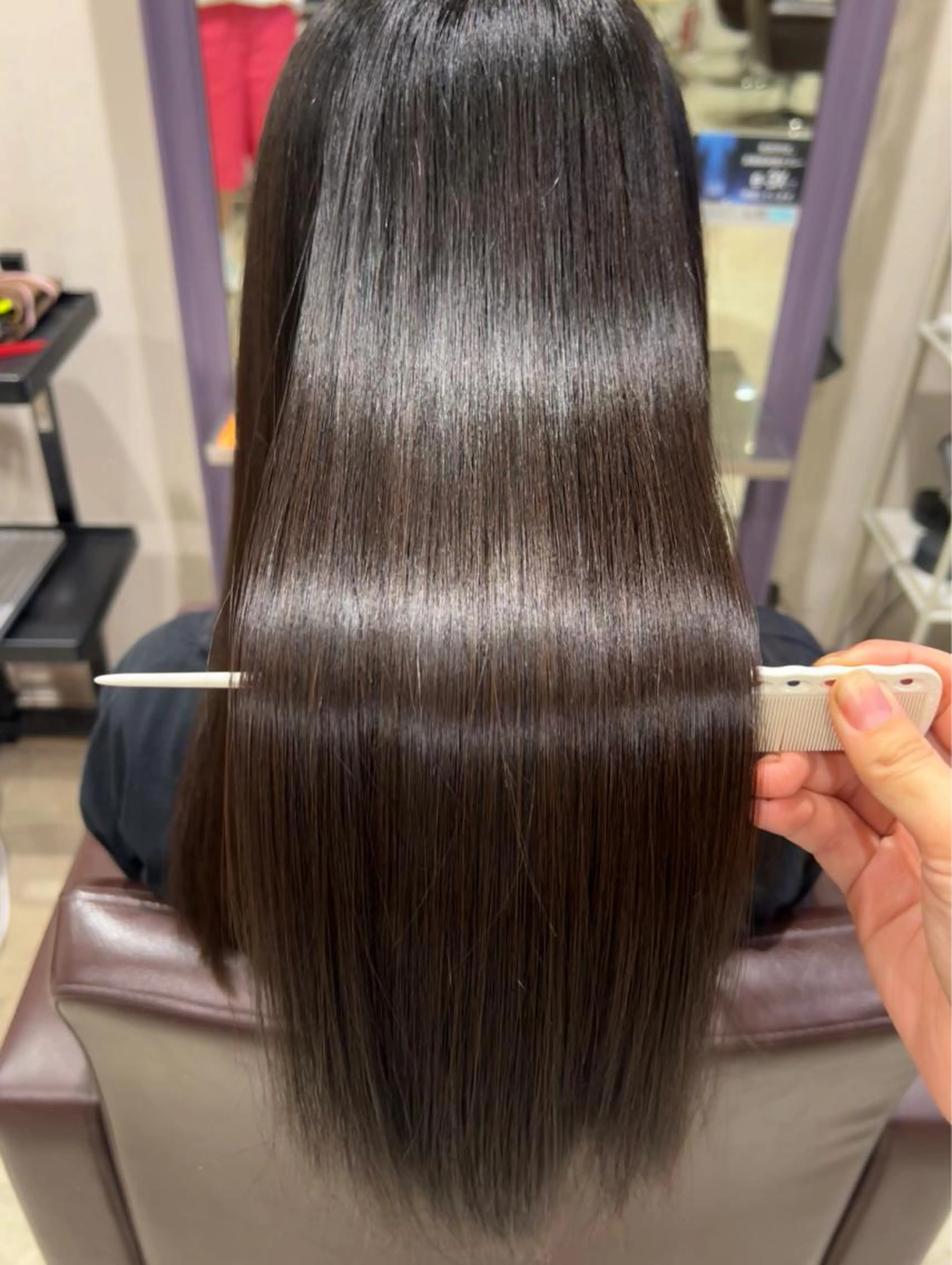 髪質改善美髪矯正＋トリートメントの写真