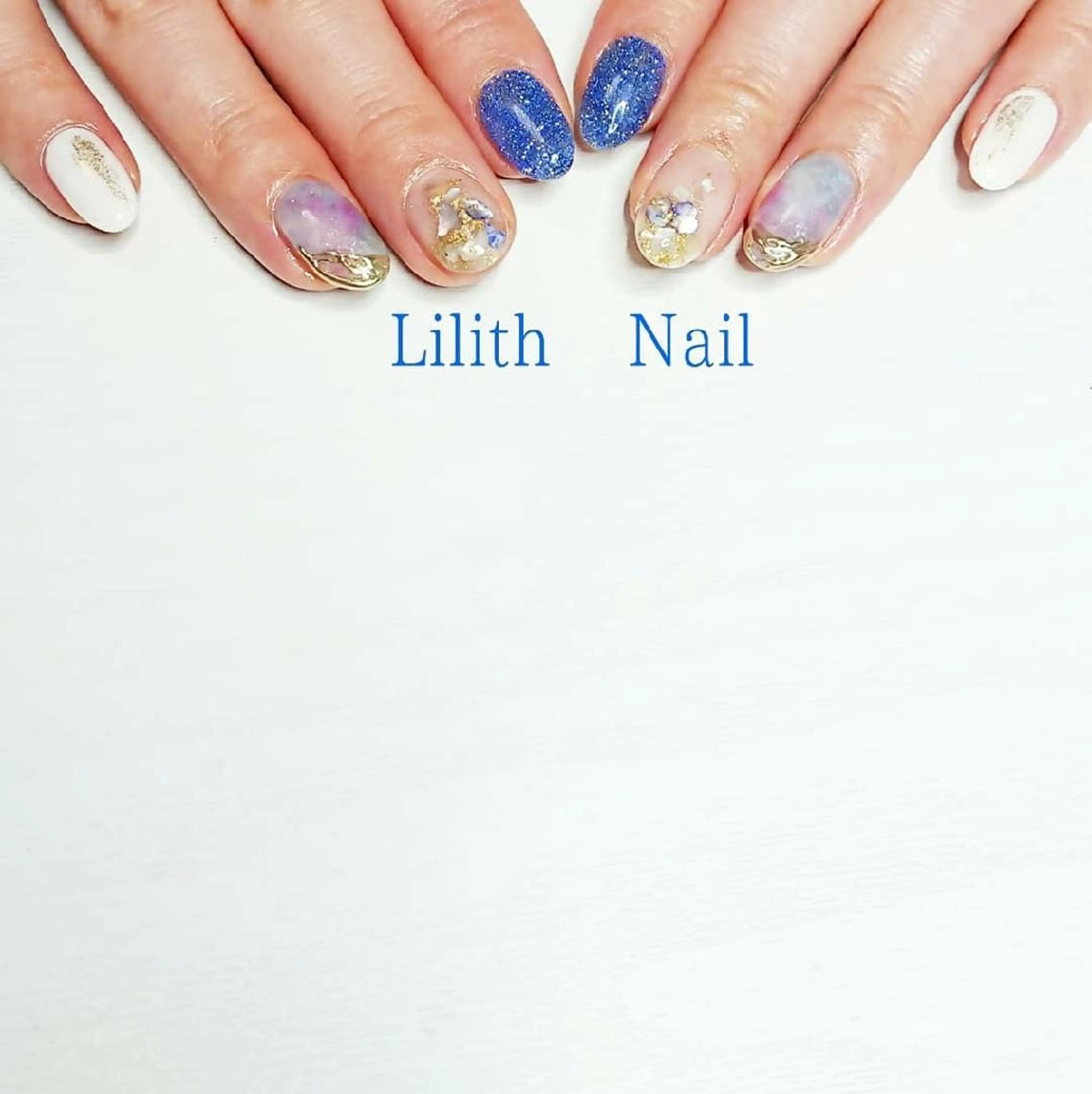 ネイル フラッシュネイル ハンドネイル Lilith Nailのネイルデザイン
