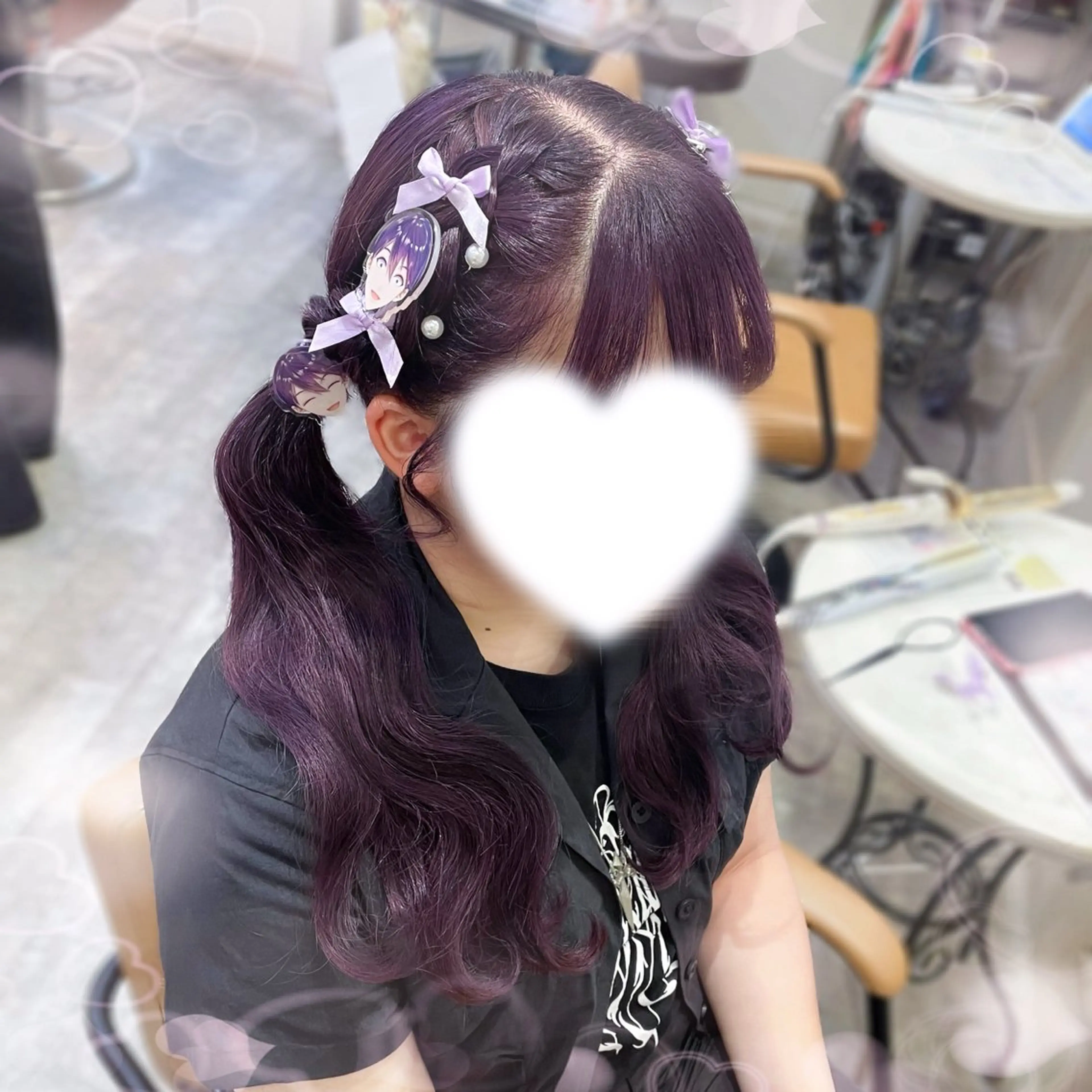 ヘアアレンジ ツインテール ヘアセット 🎼艶感カラー ヘアメ たま🎀のヘアスタイル