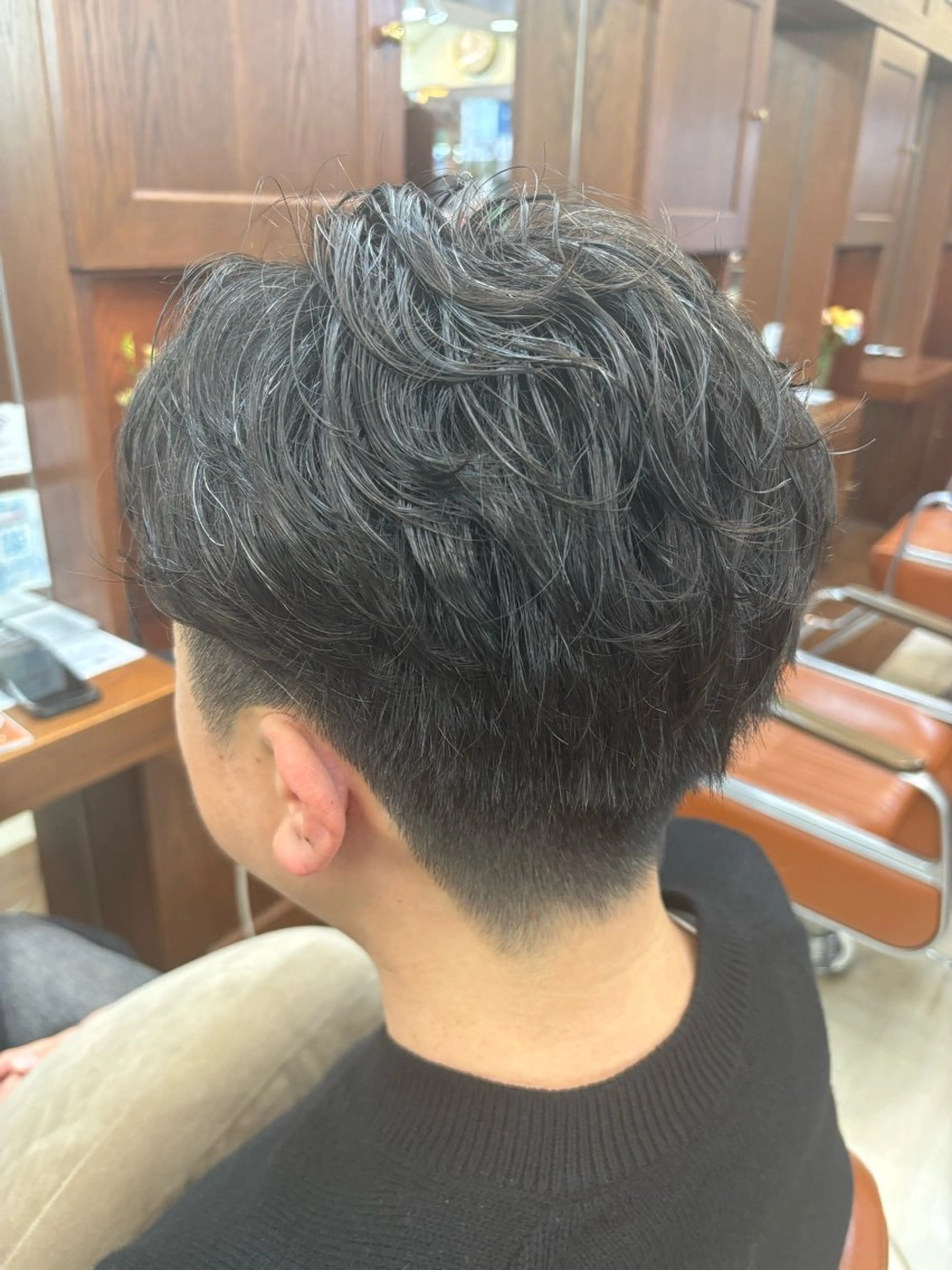 パーマ メンズ 長谷川 礼子のヘアスタイル