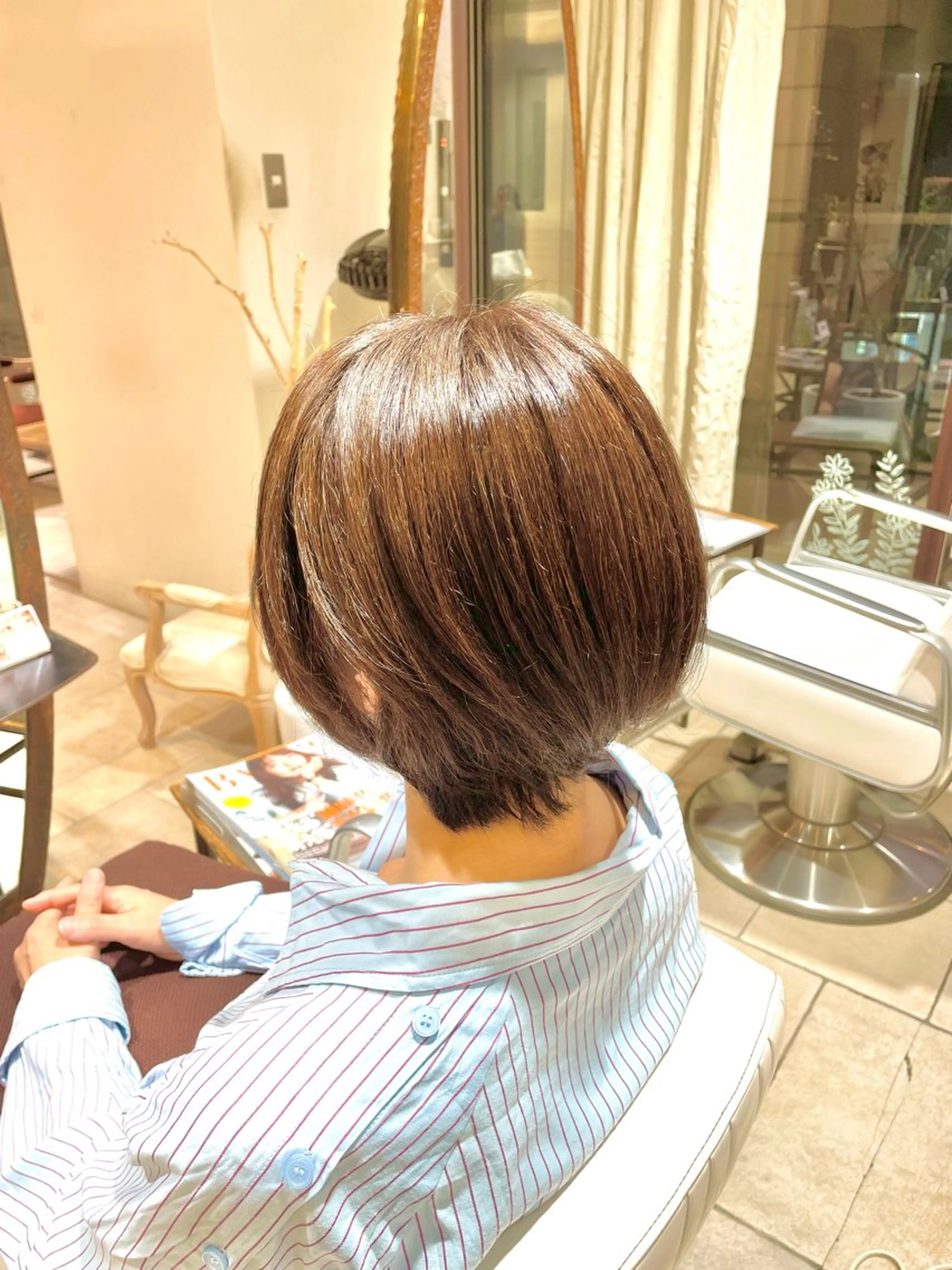 ショート カラー ショートヘア ハイライトデザイン 特化/表参道/みづきのヘアスタイル