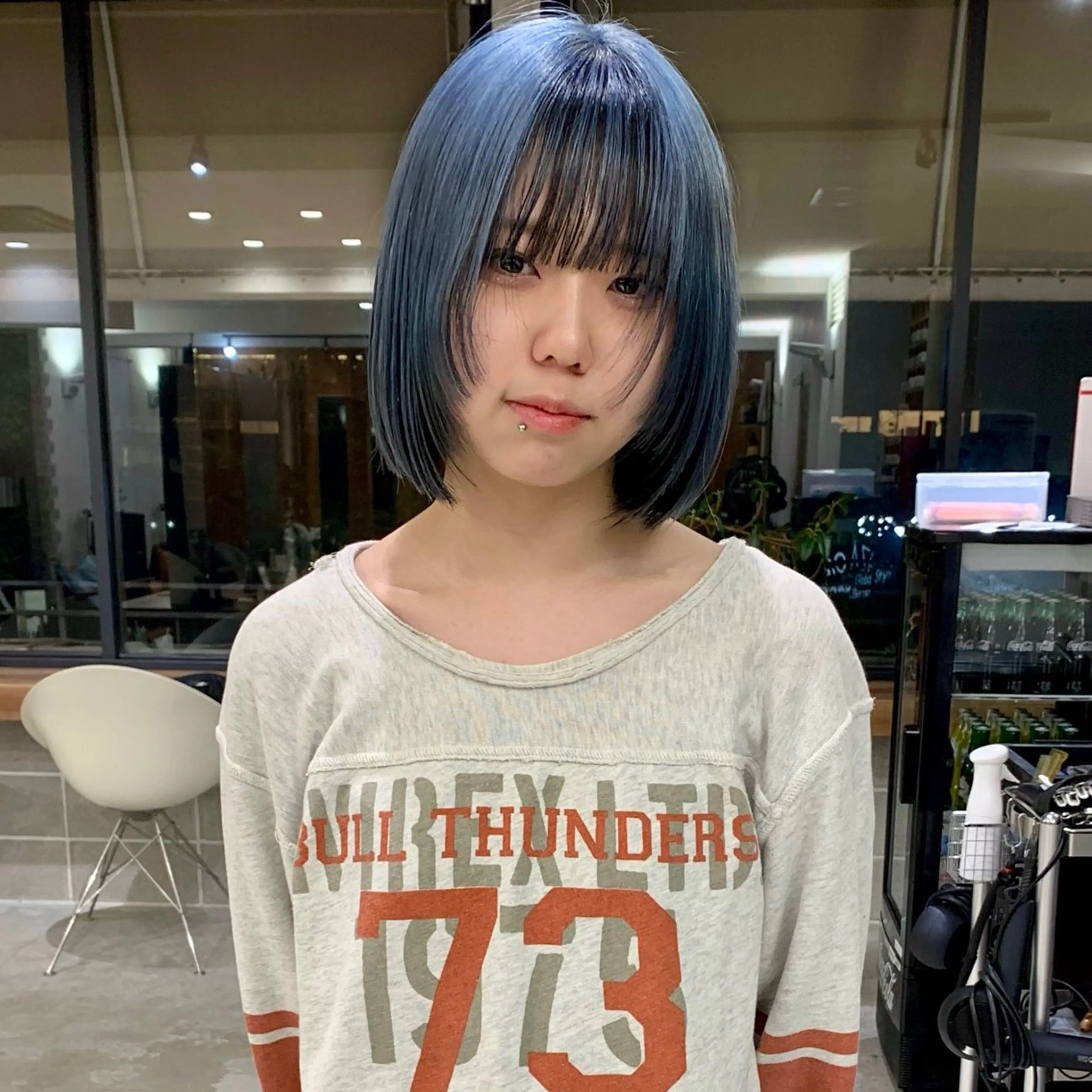 ショート カラー mellow所属・顔周りデザイン/ ハイトーン/多田悠馬のヘアスタイル