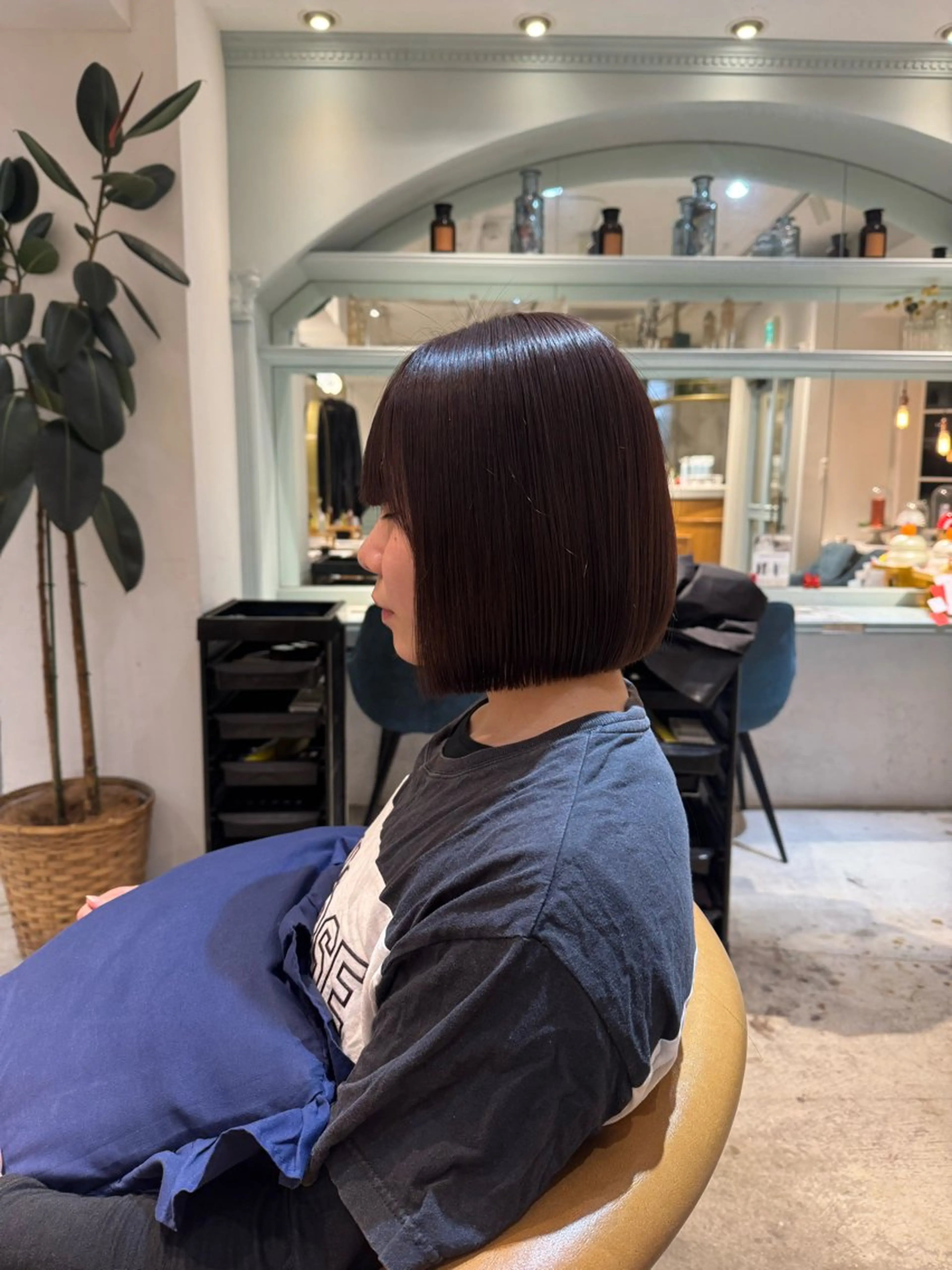 ミディアム ボブ 髪質改善/ボブ /韓国/erikoのヘアスタイル