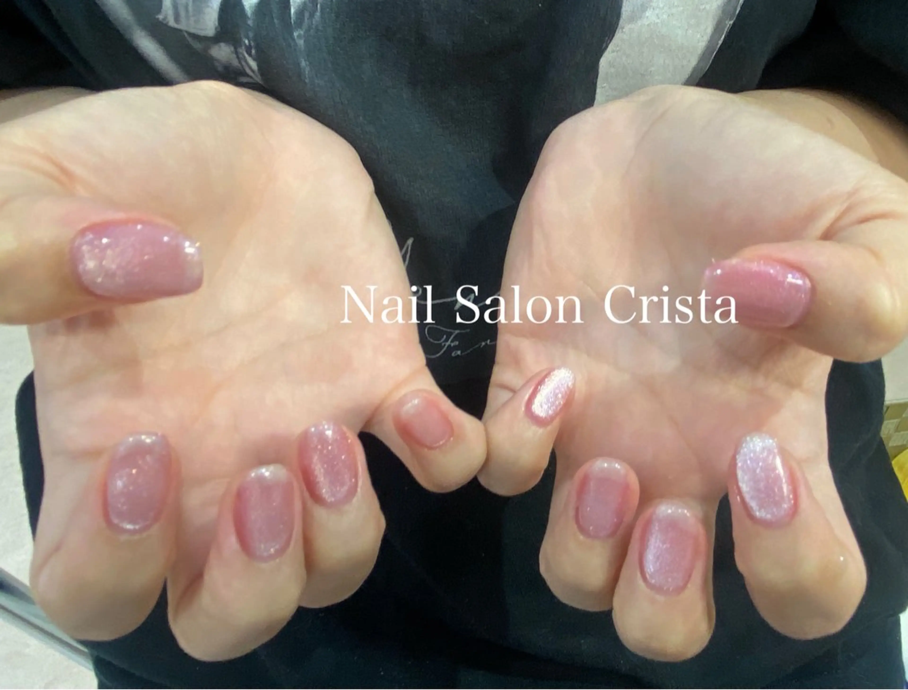 ネイル ジェルネイル パラジェル ピンク ハンドネイル CRISTA所属・CRISTA MOMOのネイルデザイン