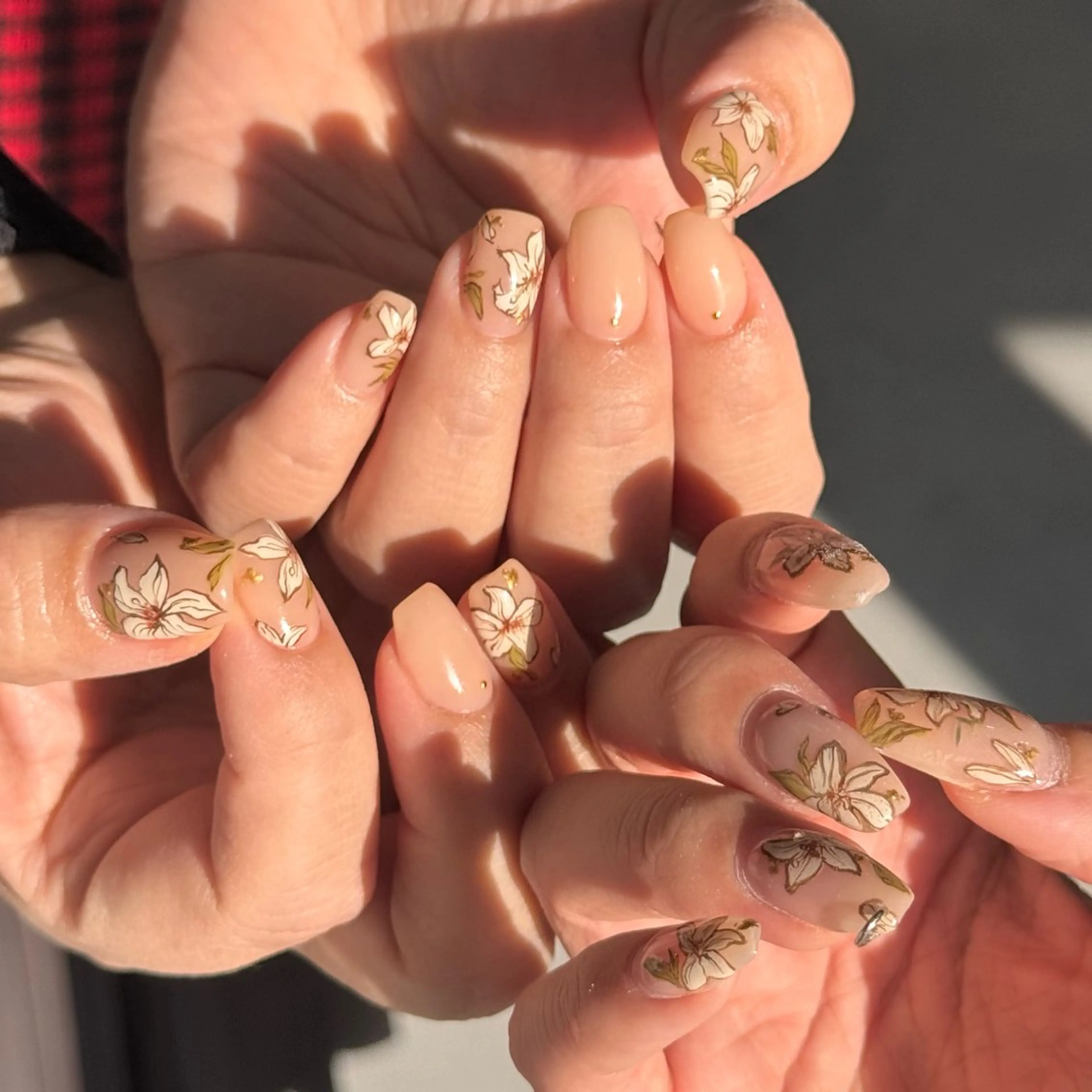 ネイル アートネイル おそろいネイル HARUKA ネイリスト福岡/薬院のネイルデザイン