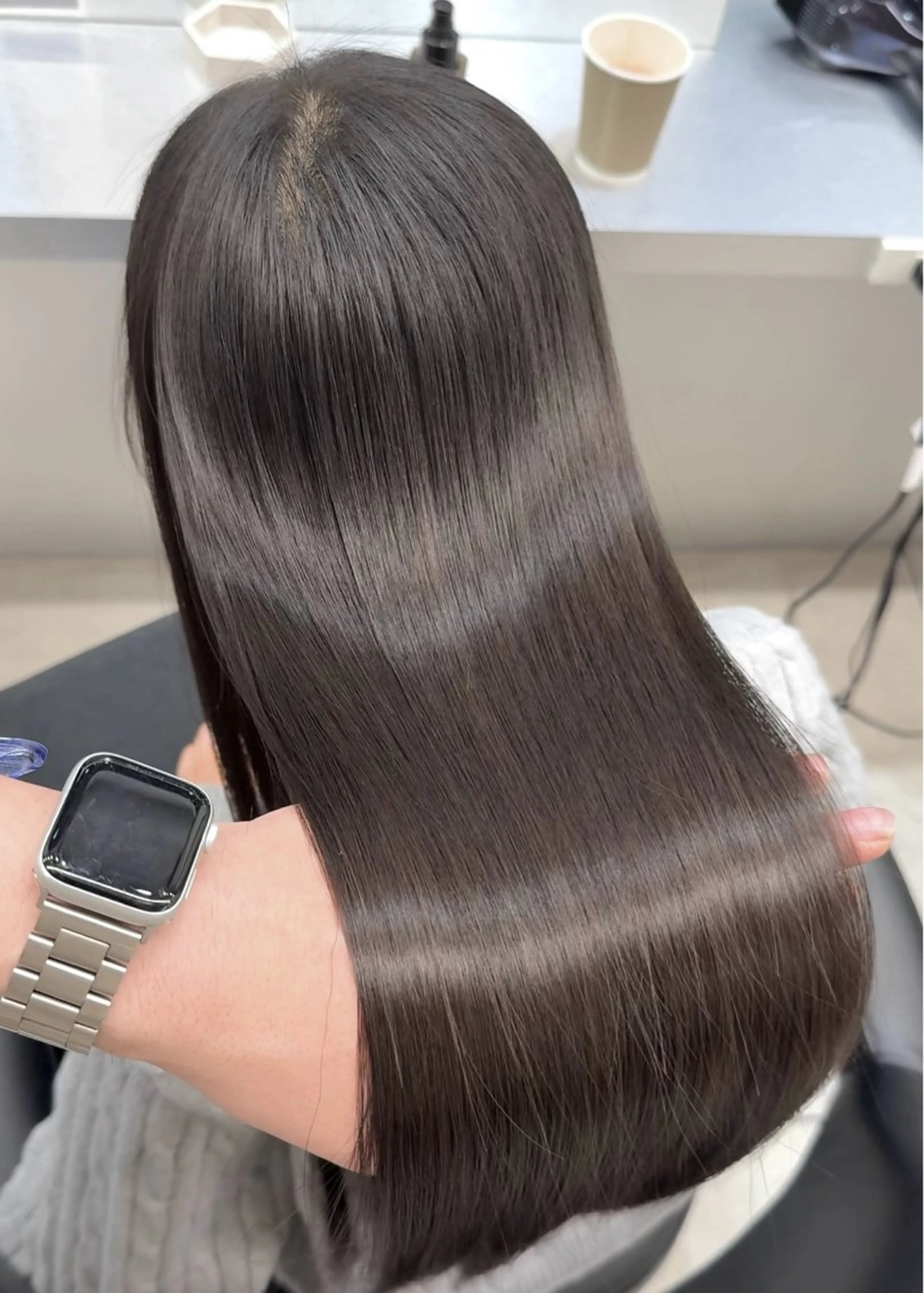 ロング カット 縮毛矯正 トリートメント 髪質改善×縮毛矯正 Core 片山健太のヘアスタイル