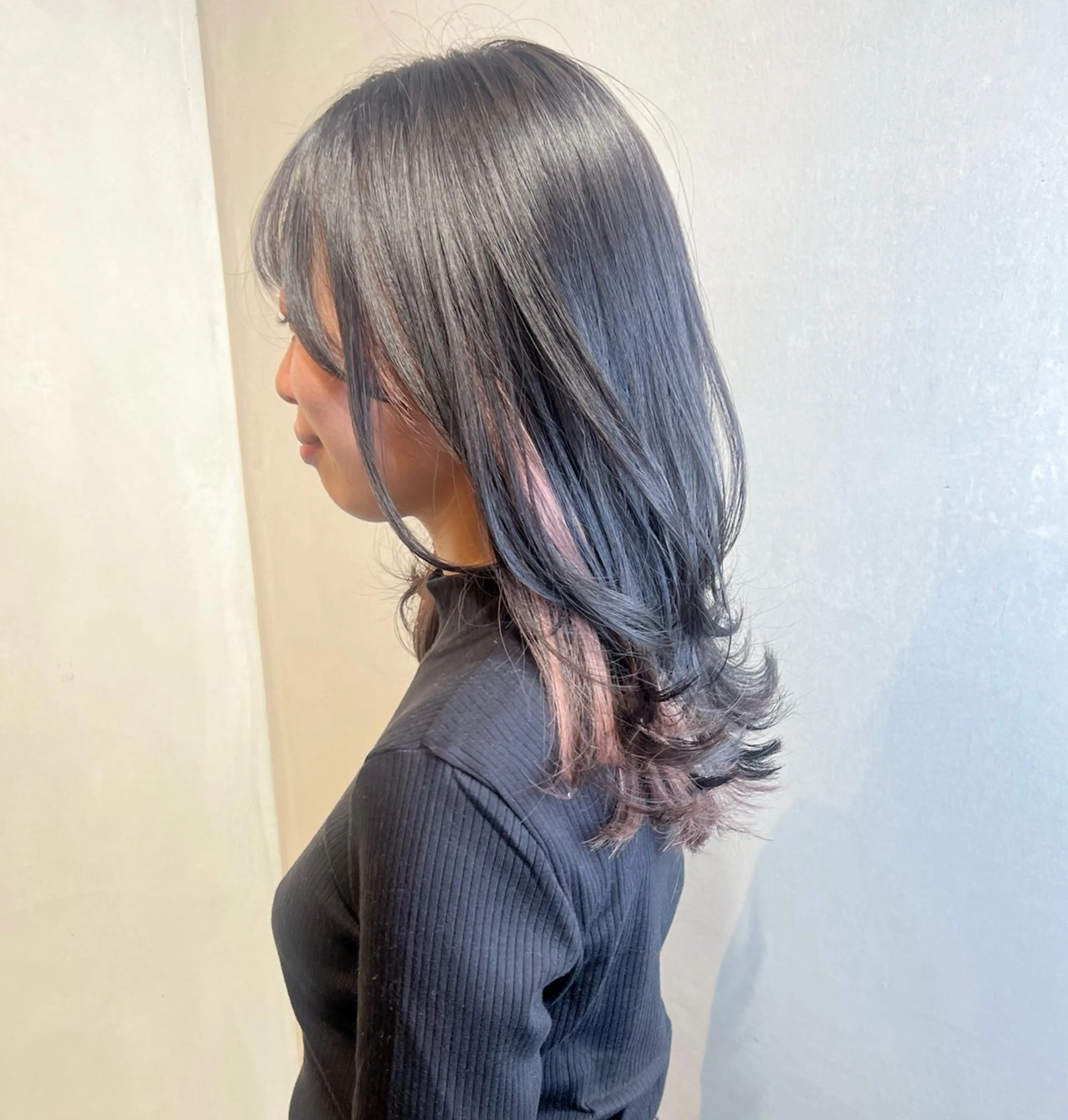 【平日限定】インナー部分ブリーチ＋オンカラー❄️🎀の写真