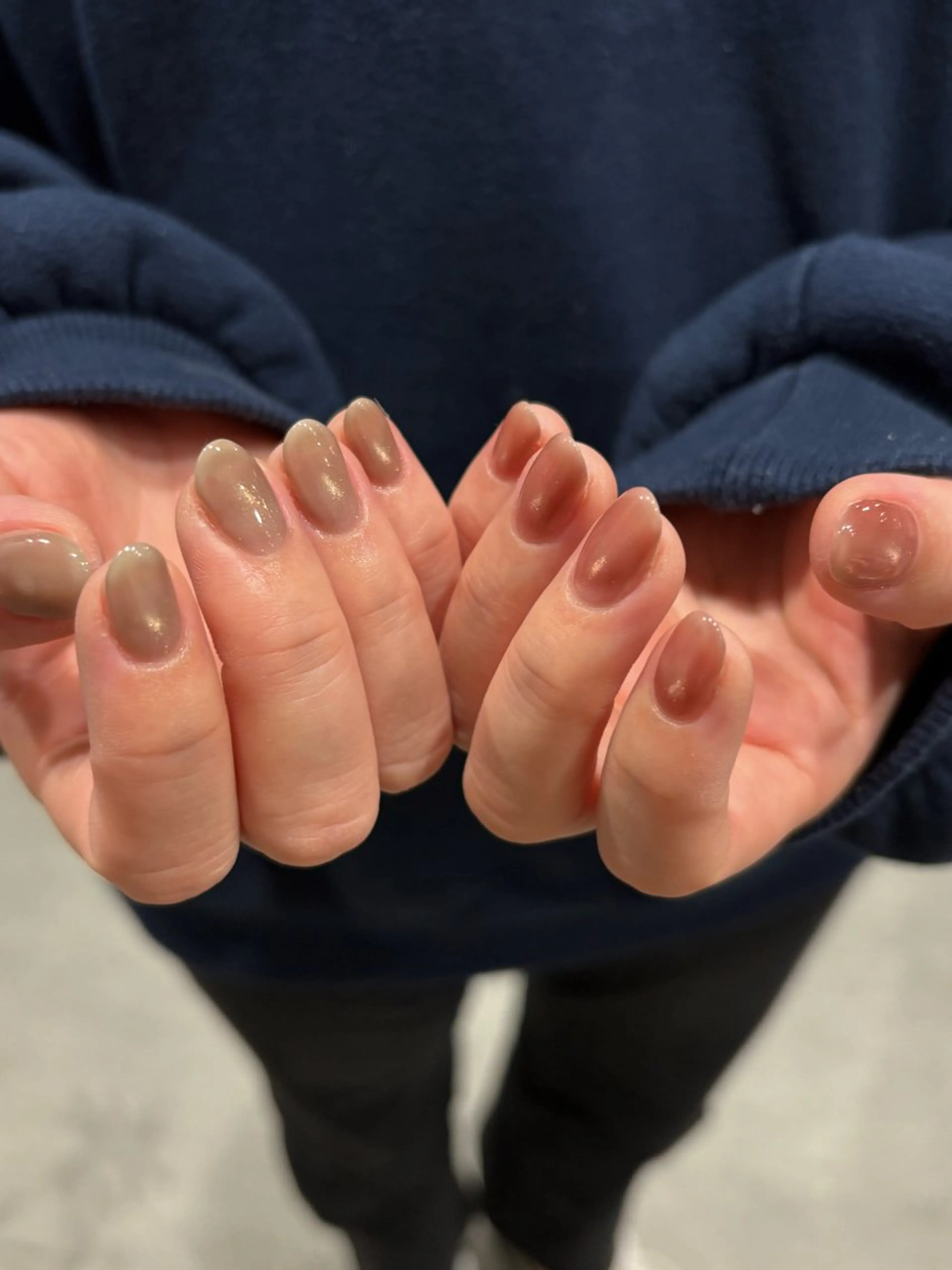 ネイル 氷ネイル・うるうるネイル マグネットネイル ogura maoのネイルデザイン