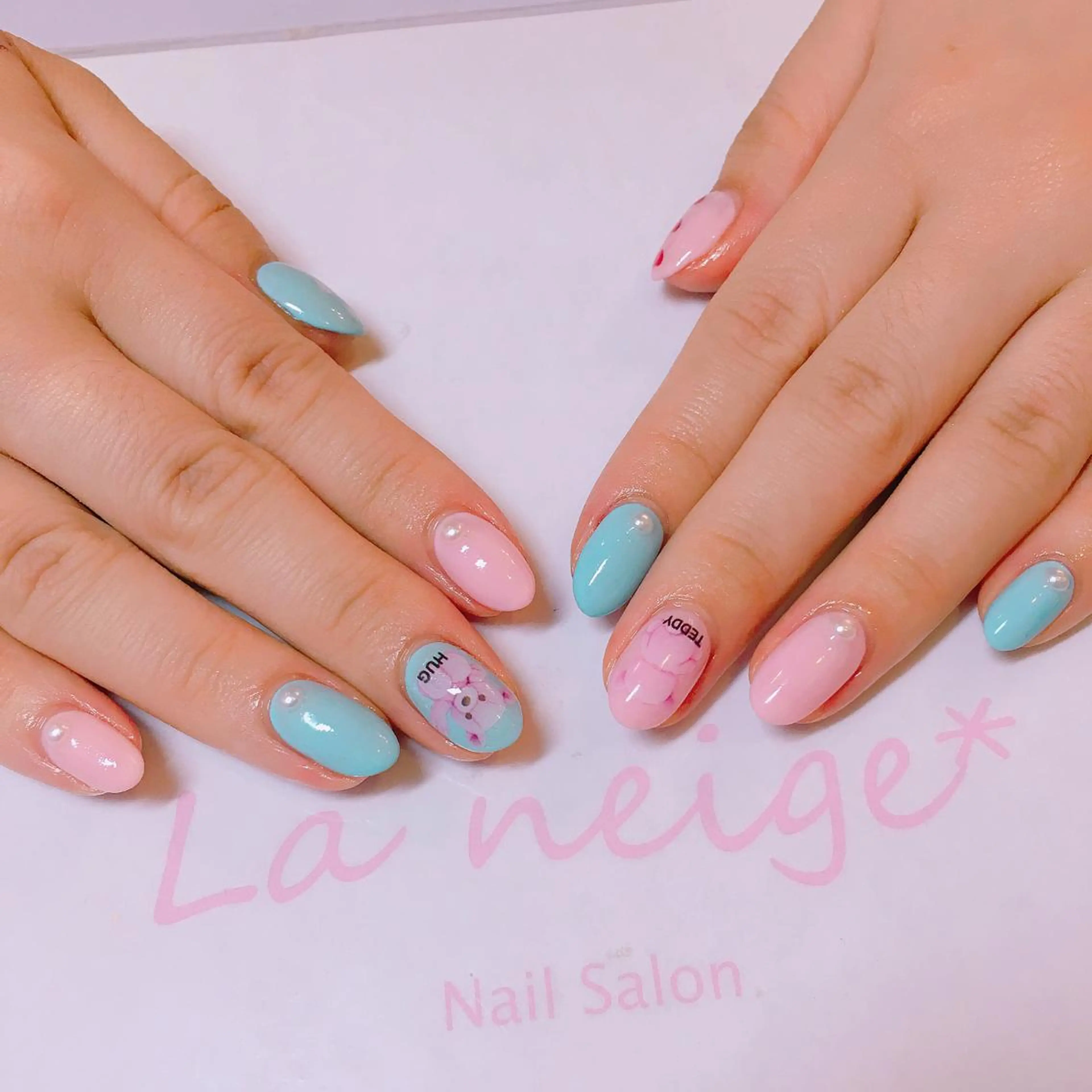 ネイル La neige* yuki 🥯🍑のネイルデザイン