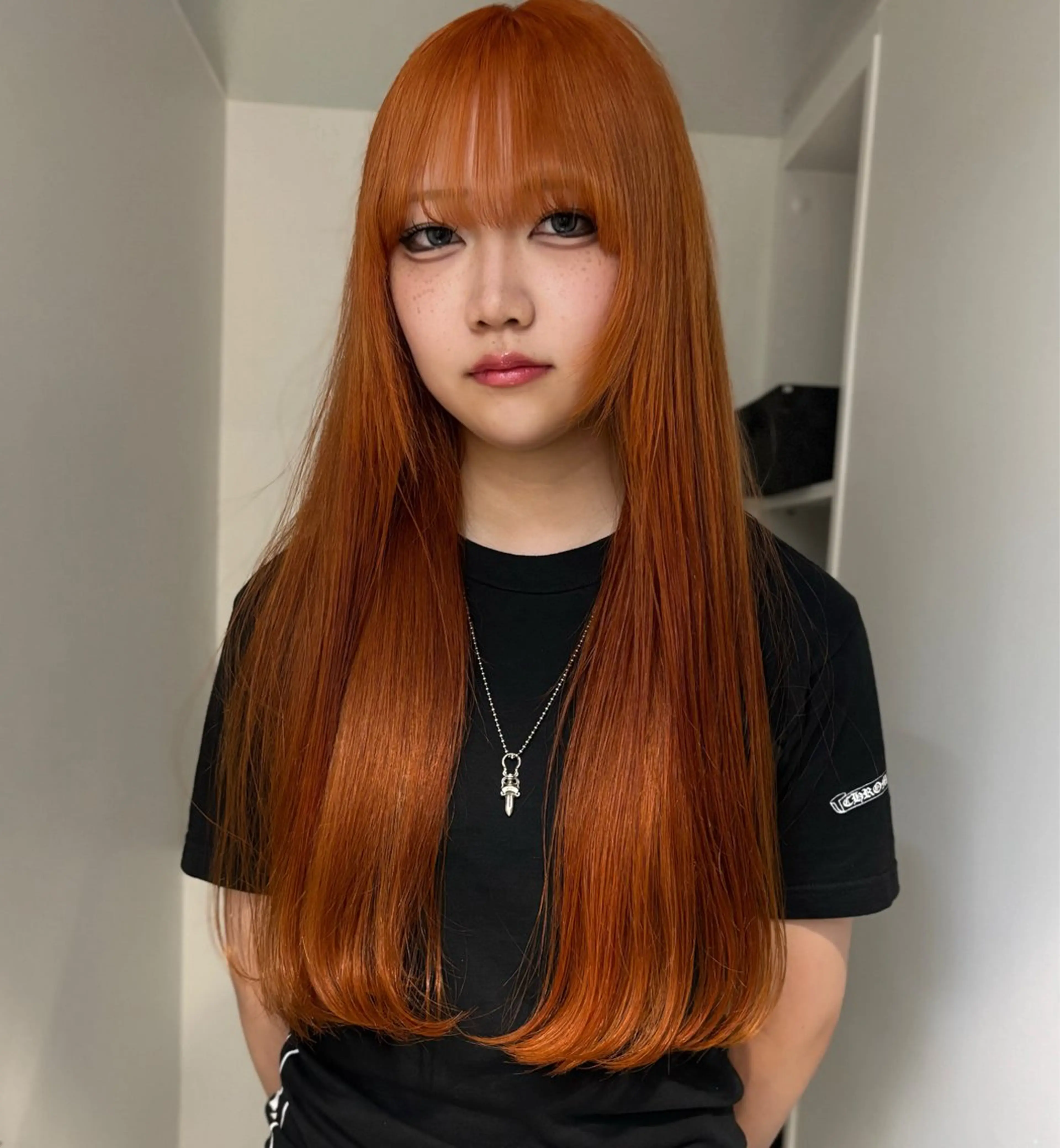 ロング カラー 酒井 竜也のヘアスタイル