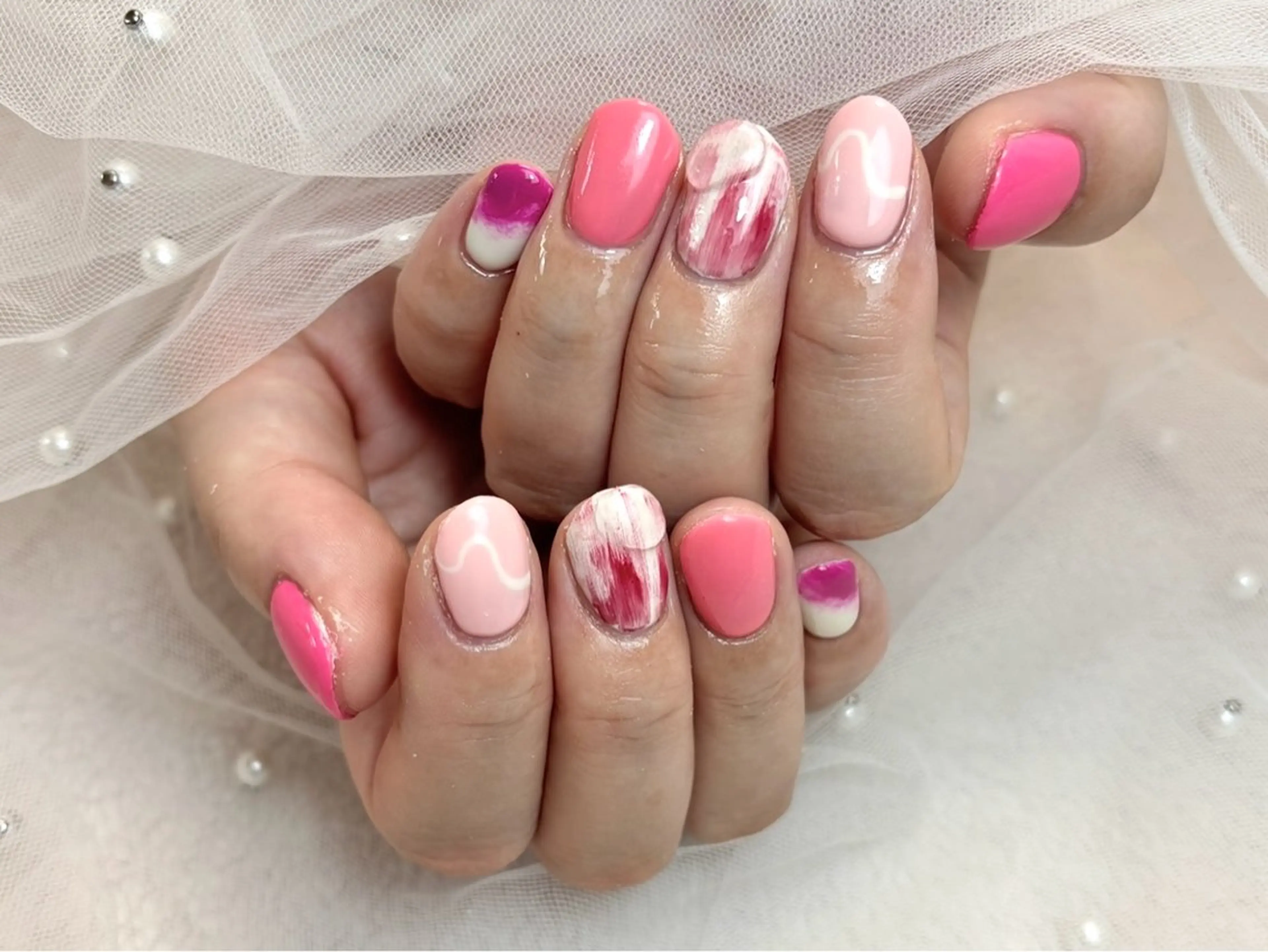 ネイル ハンドネイル ハンドケア R1🎀Nail💕 池袋東口店のネイルデザイン