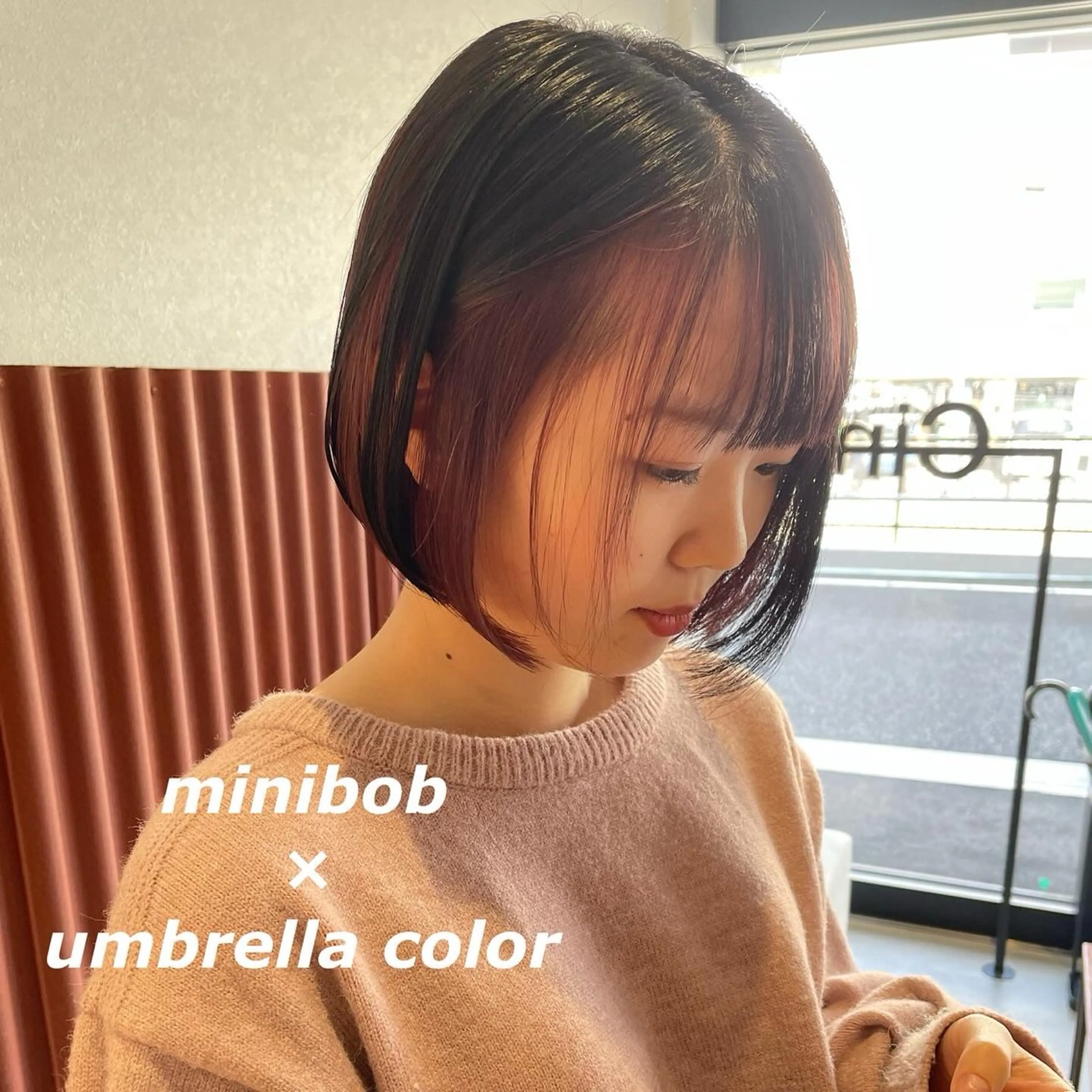 ショート カラー ボブ ヘアカラー 北九州美容室 🕊️わかな✂︎のヘアスタイル